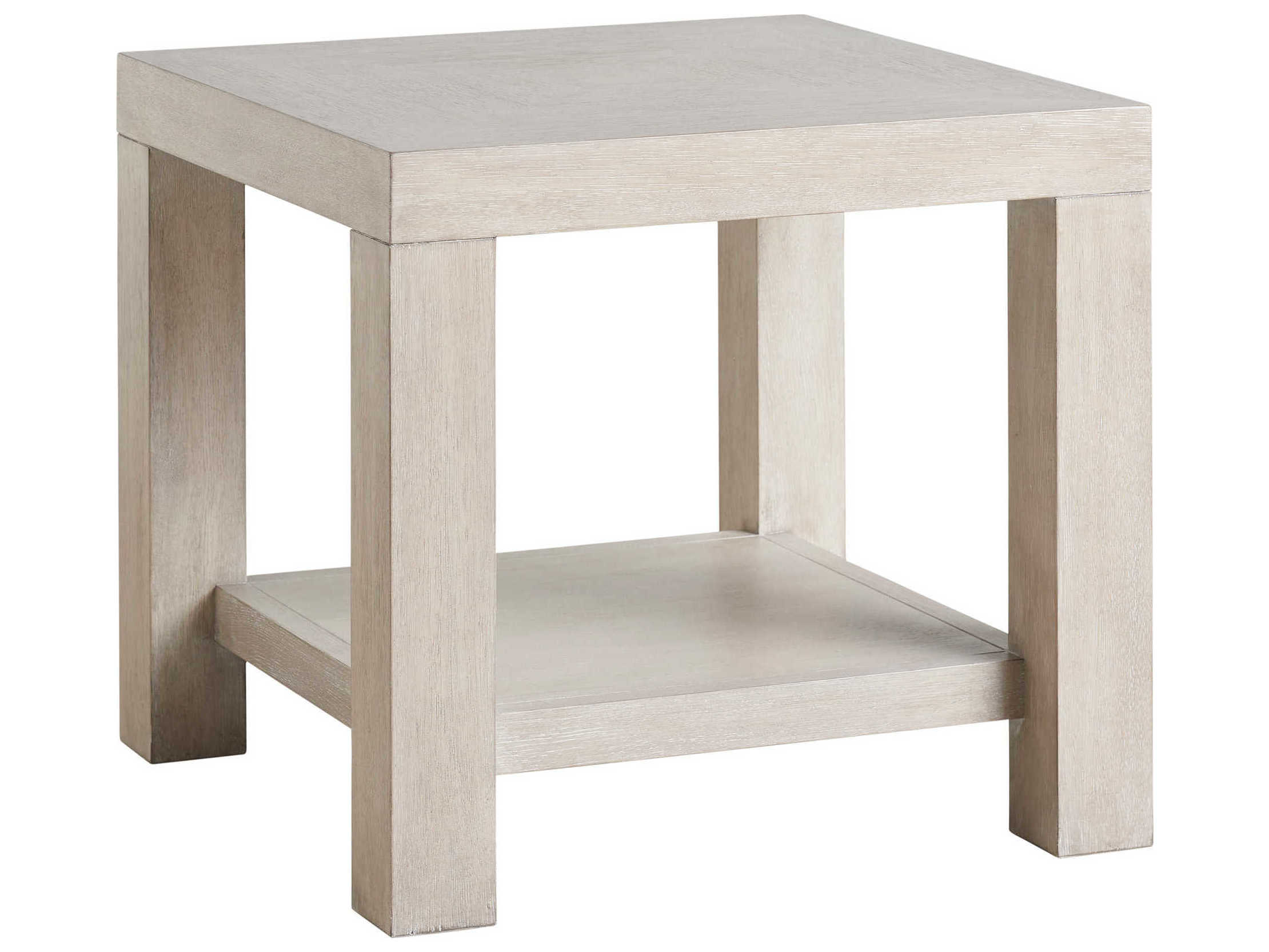 Barclay Butera Malibu Surfrider Square Wood End Table