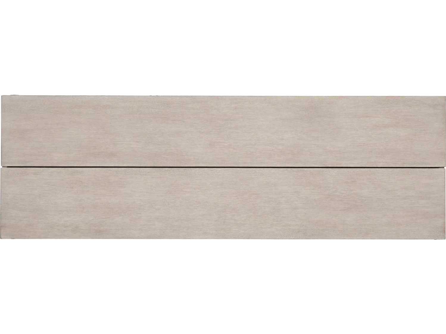 Barclay Butera Malibu Andalusia Flip-Top Rectangular Wood Dune Console Table