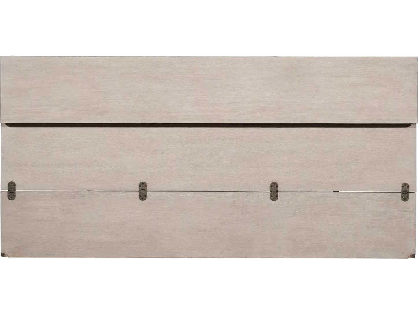 Barclay Butera Malibu Andalusia Flip-Top Rectangular Wood Dune Console Table