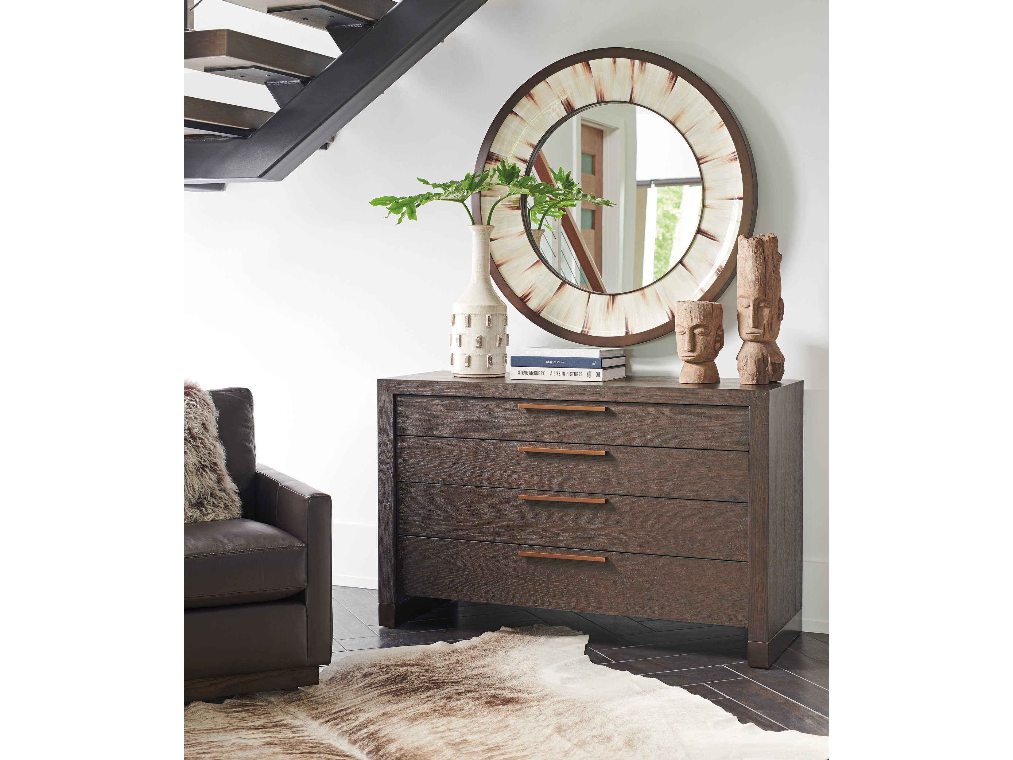 Barclay Butera Park City Bridgewater 4-Drawers Brown Dresser