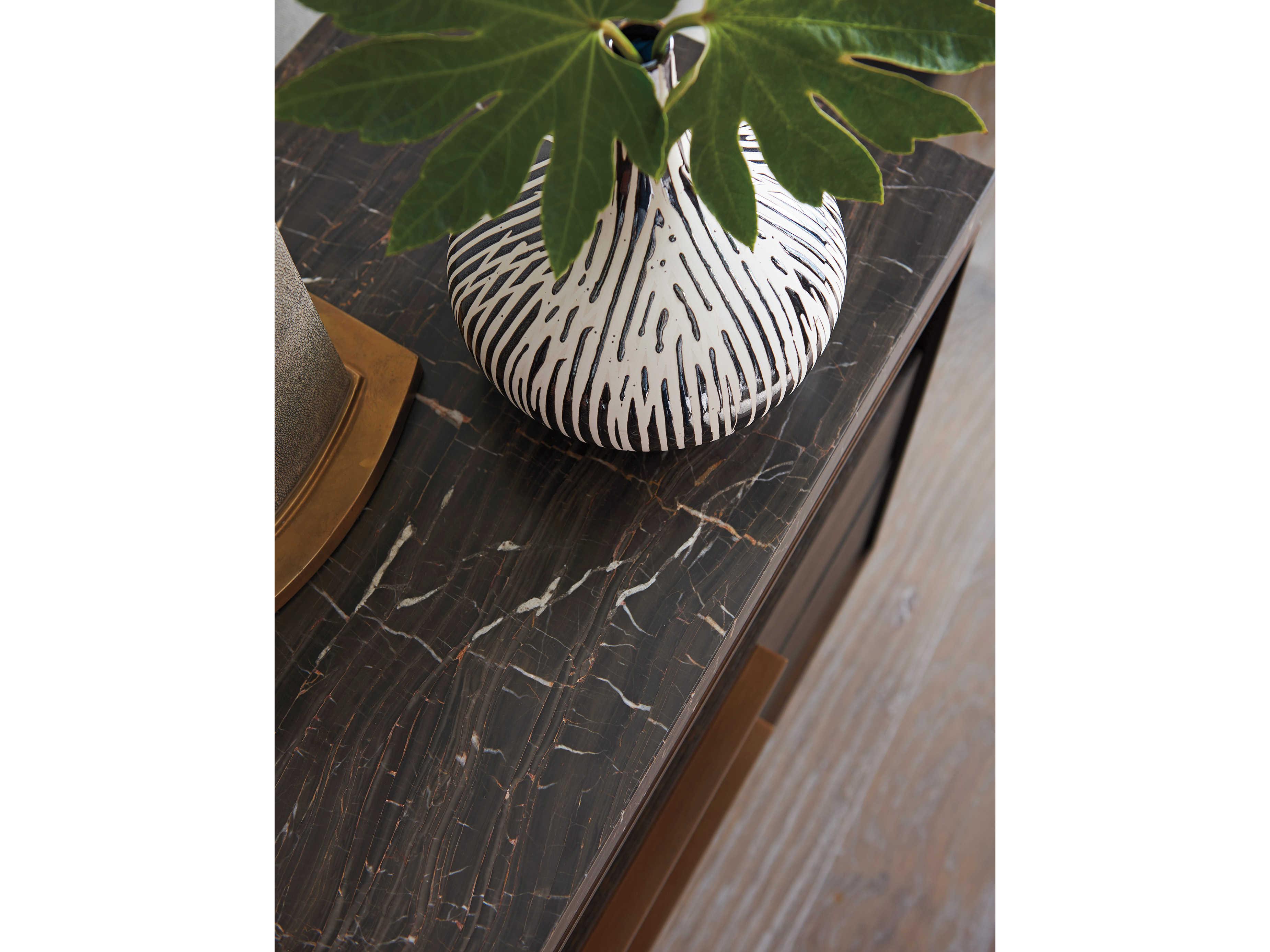 Barclay Butera Park City Empire Pass 2-Drawers Brown Chest Nightstand