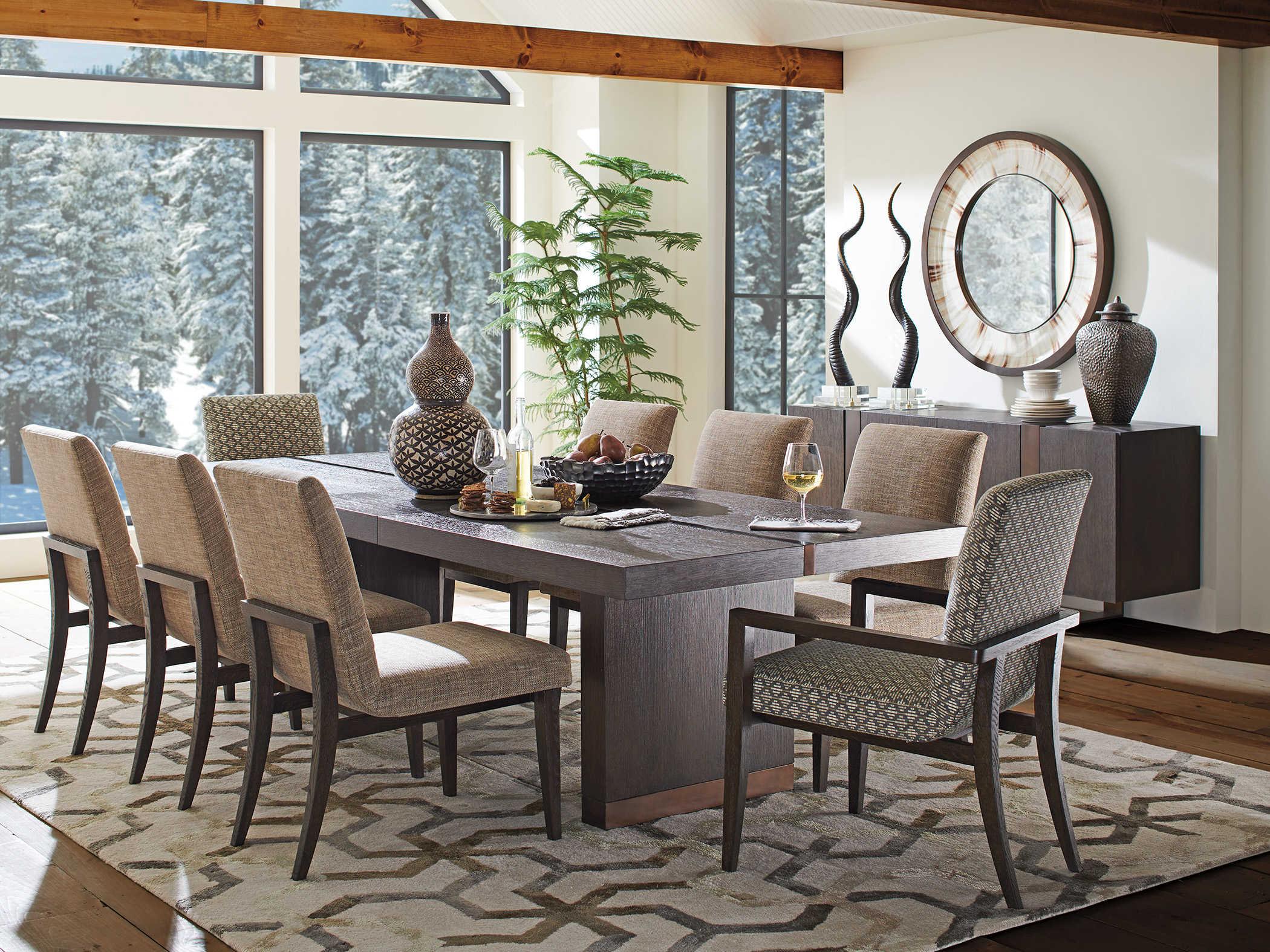 Barclay Butera Park City Ironwood Extendable Rectangular Wood Dining Table