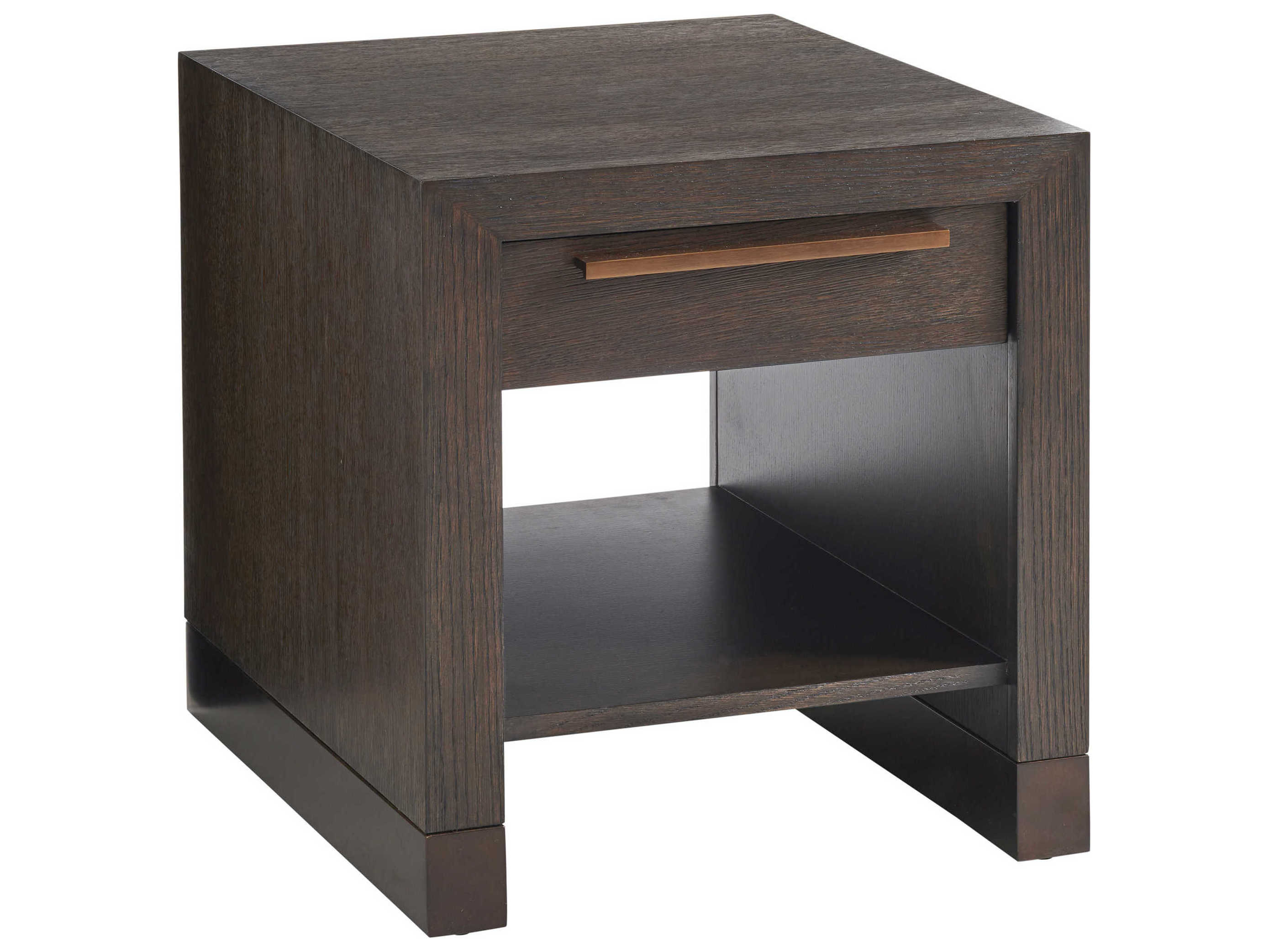 Barclay Butera Park City Heber Rectangular Wood End Table
