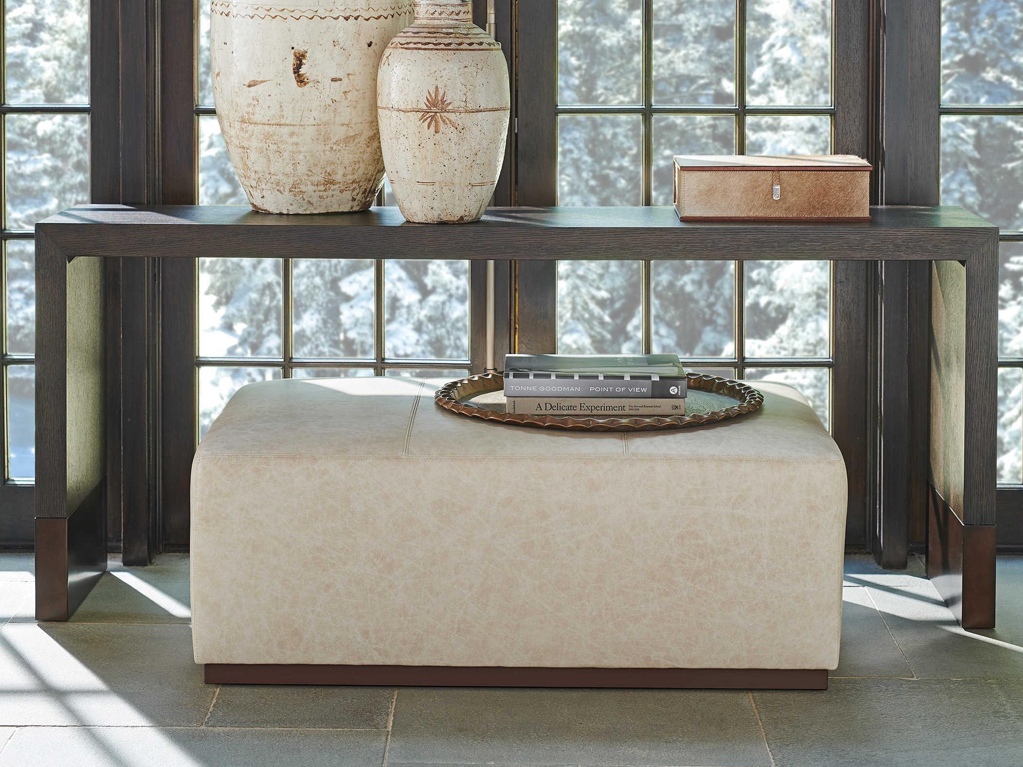 Barclay Butera Park City Deer Valley Rectangular Wood Console Table