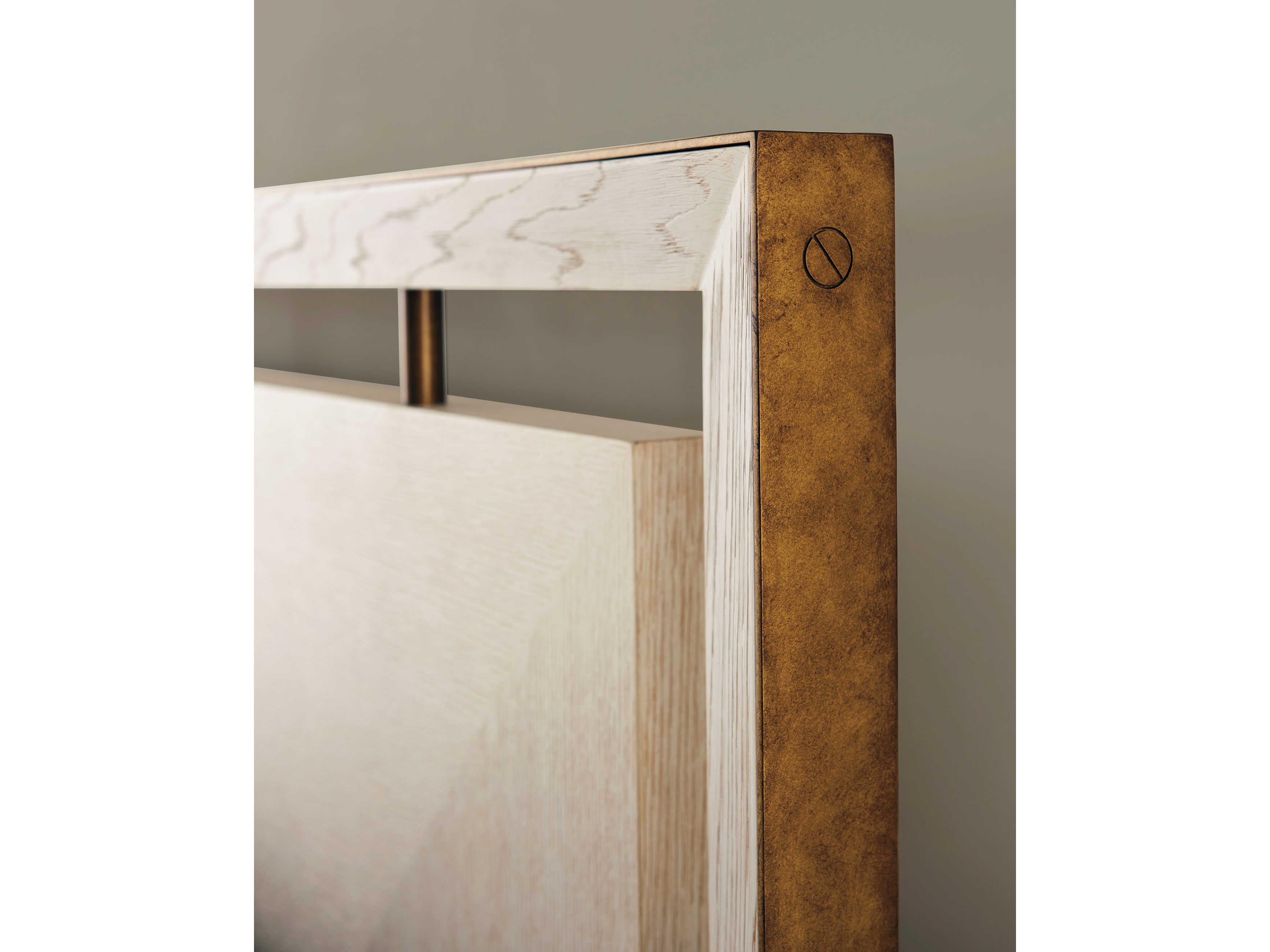 Barclay Butera Carmel Post Ranch White Wood King Panel Bed