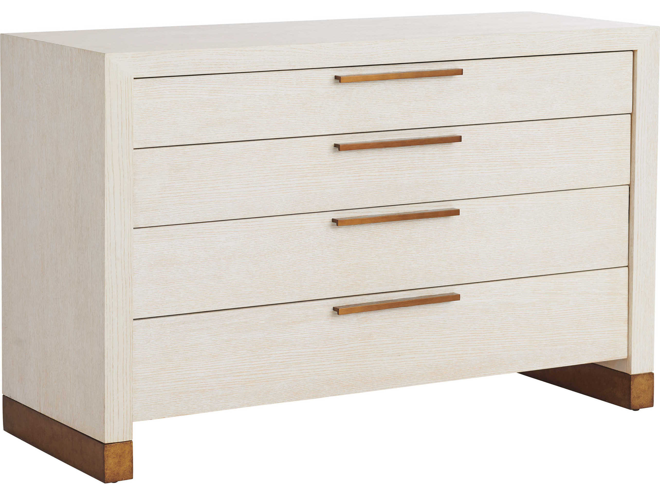 Barclay Butera Carmel Tehama 4-Drawers White Dresser