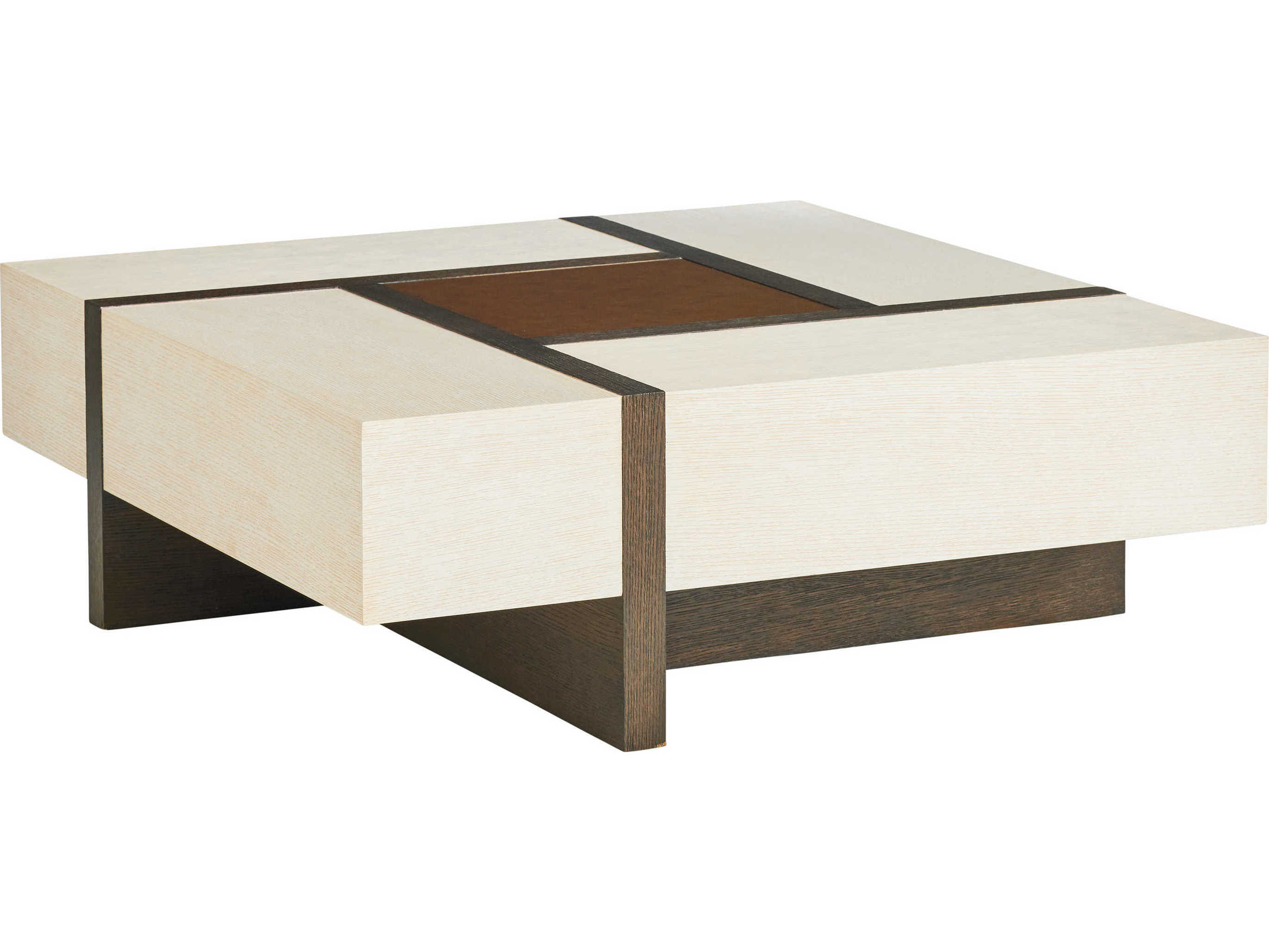 Barclay Butera Carmel Links Square Wood Cocktail Table