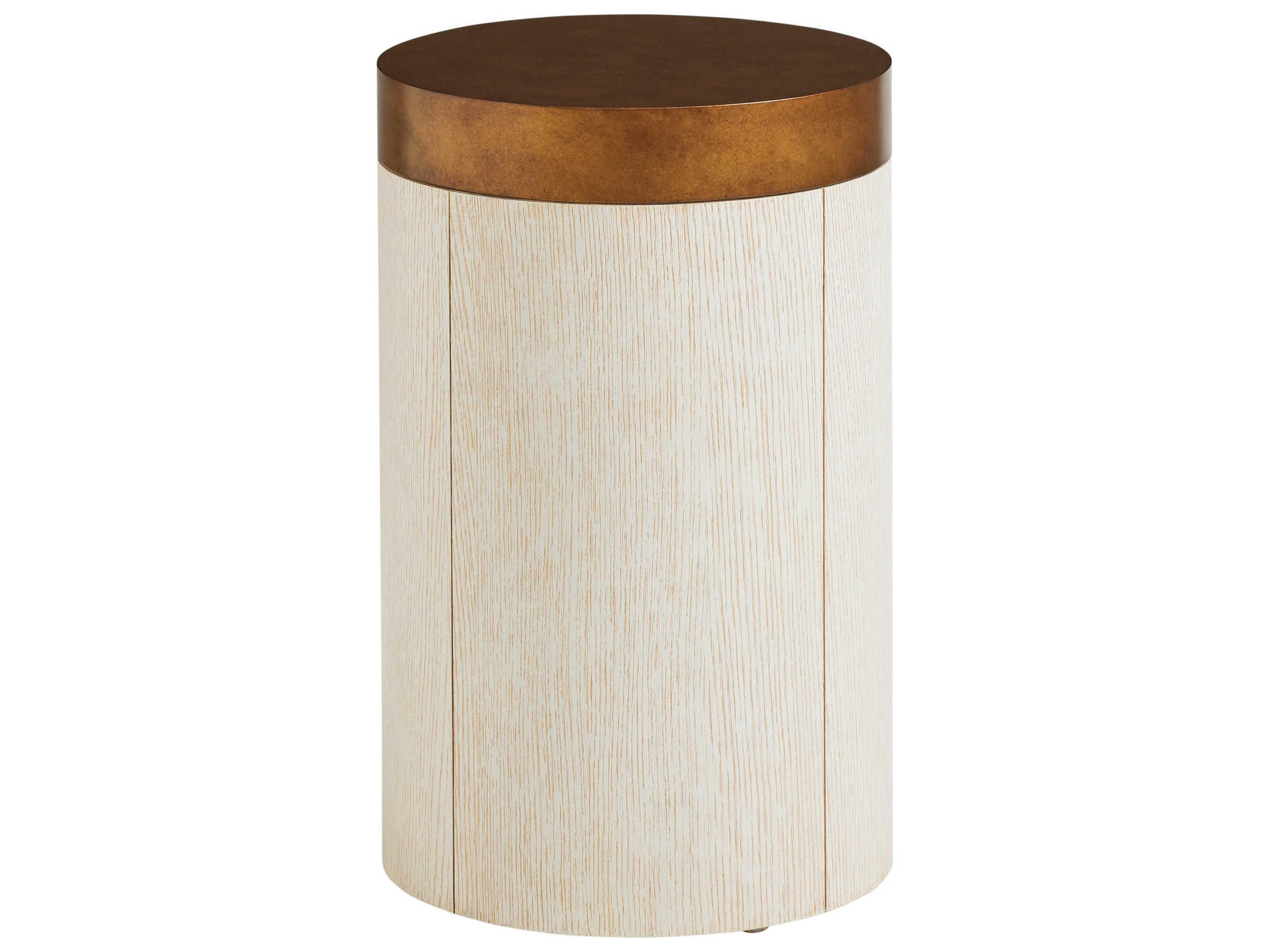 Barclay Butera Carmel Crest Round Metal End Table