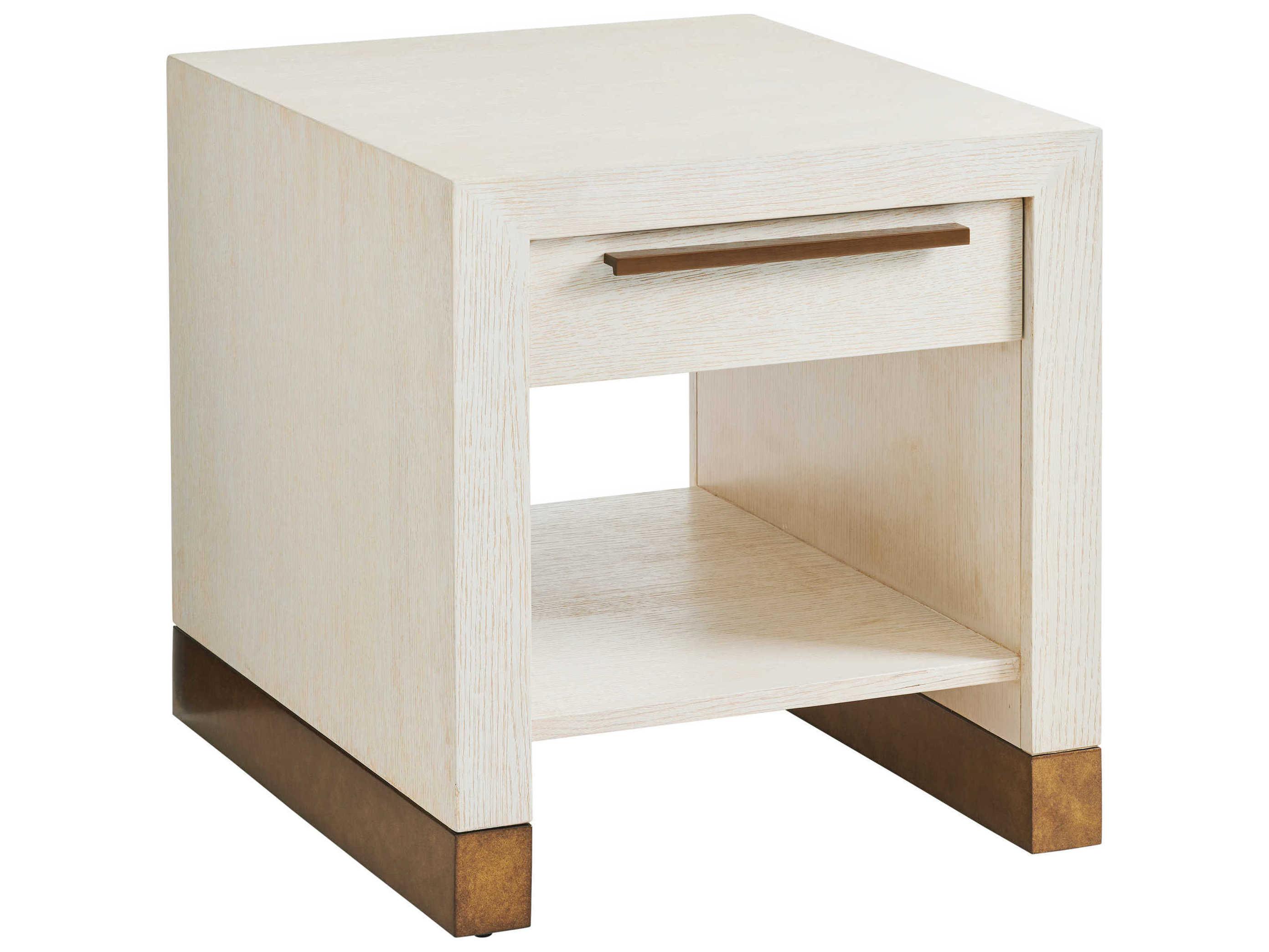Barclay Butera Carmel Huckleberry Rectangular Wood End Table