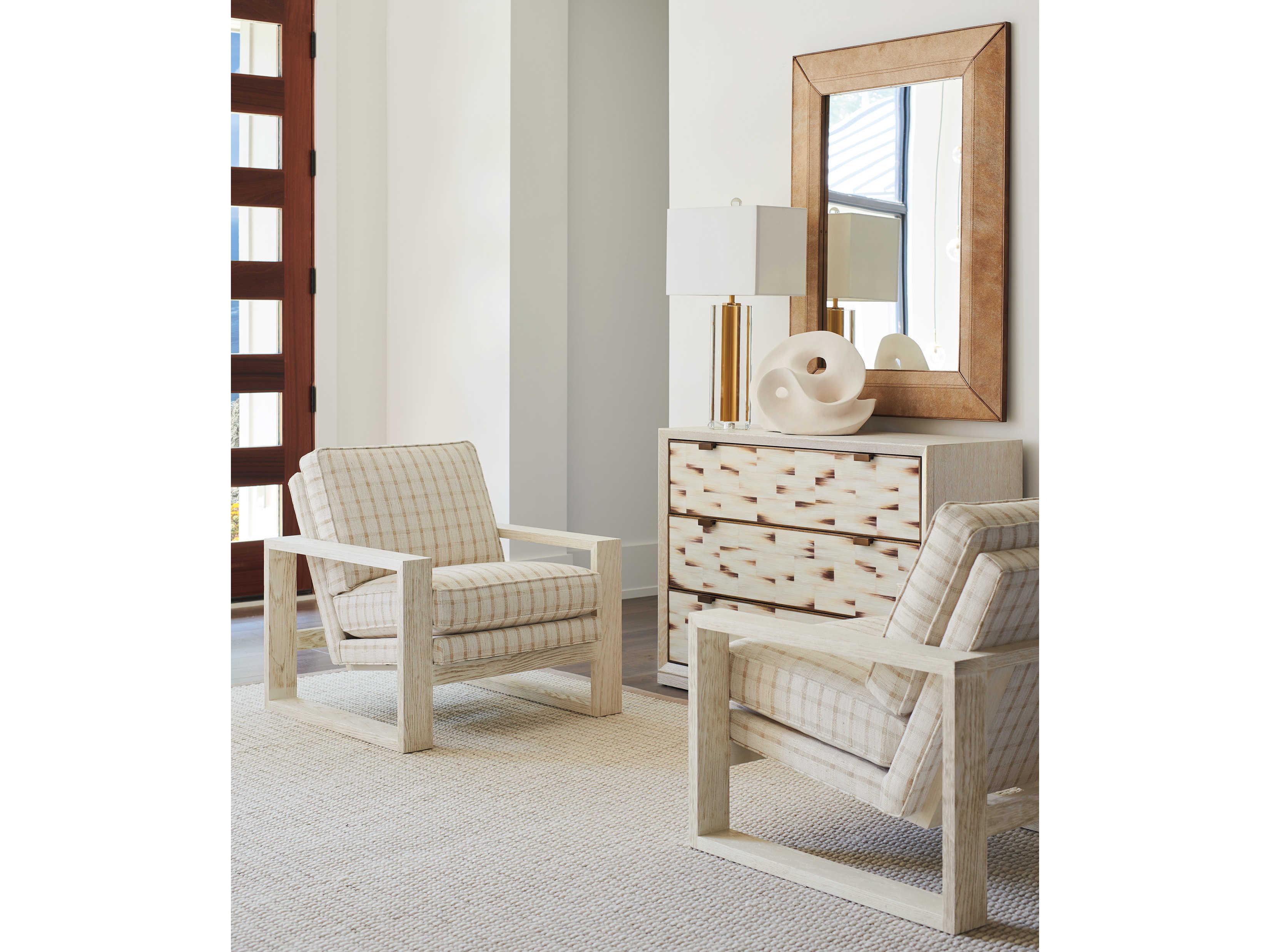 Barclay Butera Carmel Dry Creek 3-Drawers White Accent Chest