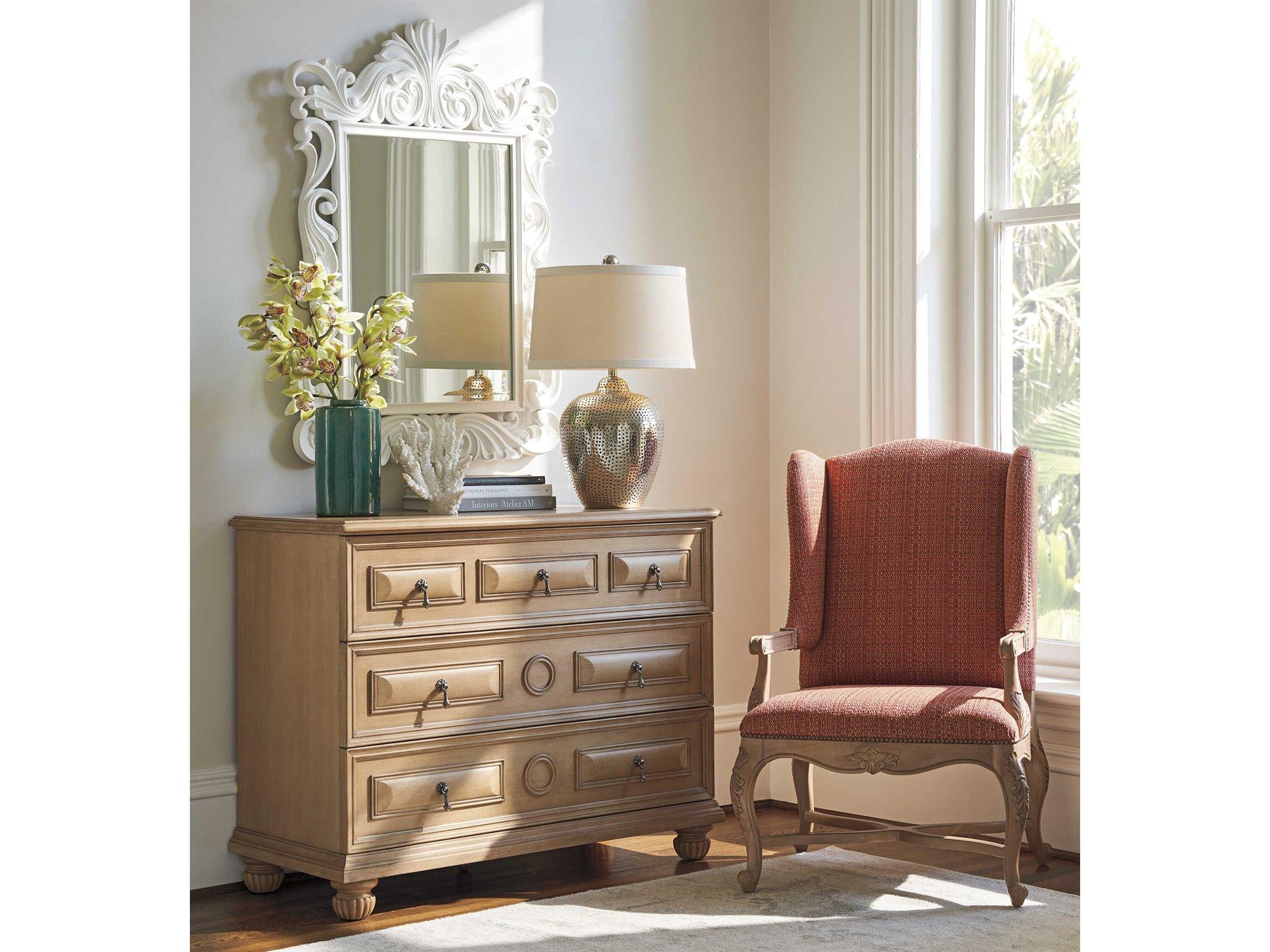 Barclay Butera Villa Blanca 3-Drawers Brown Dresser