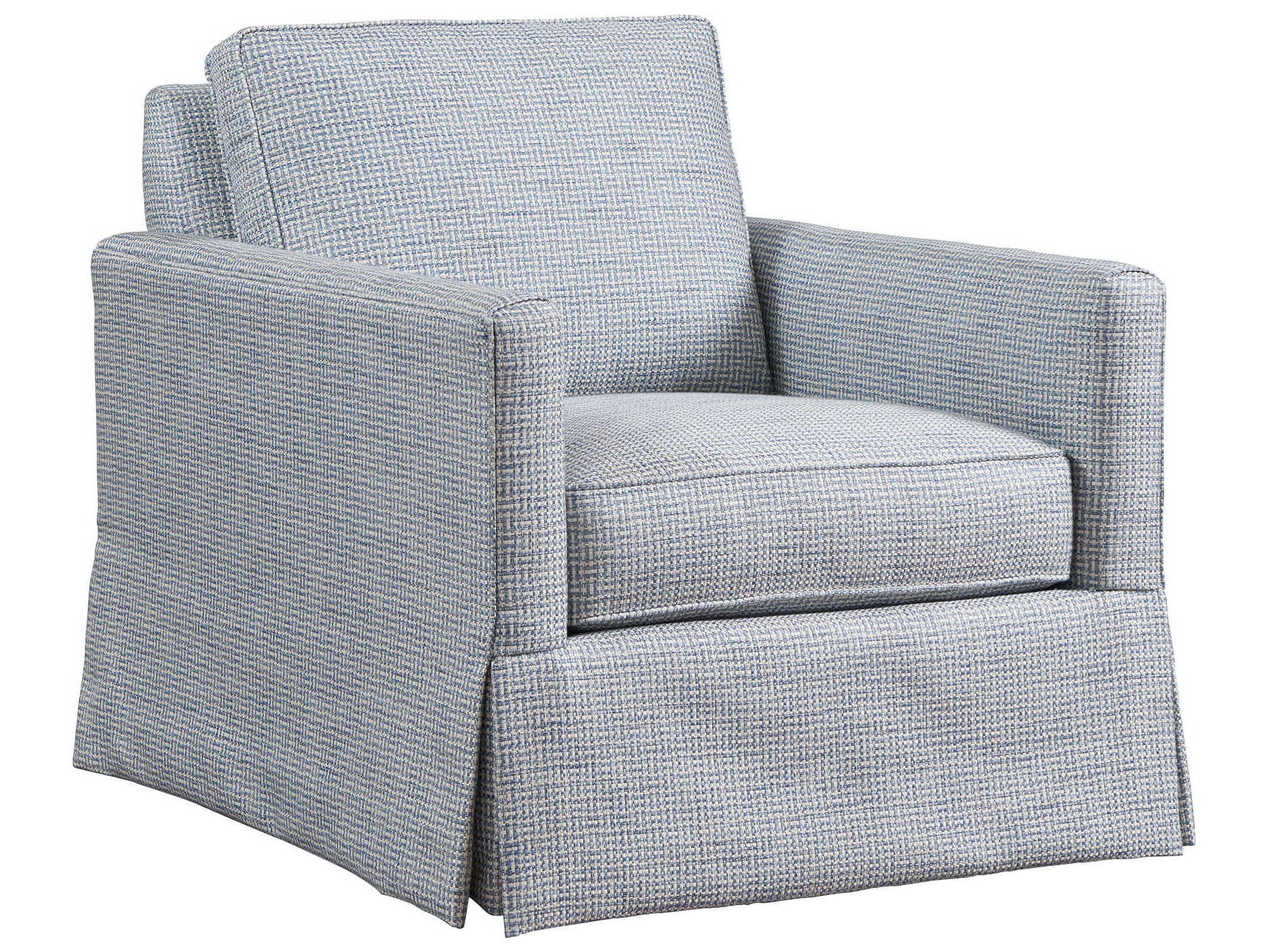 Barclay Butera Upholstery Beach Club Fabric Blue Accent Chair
