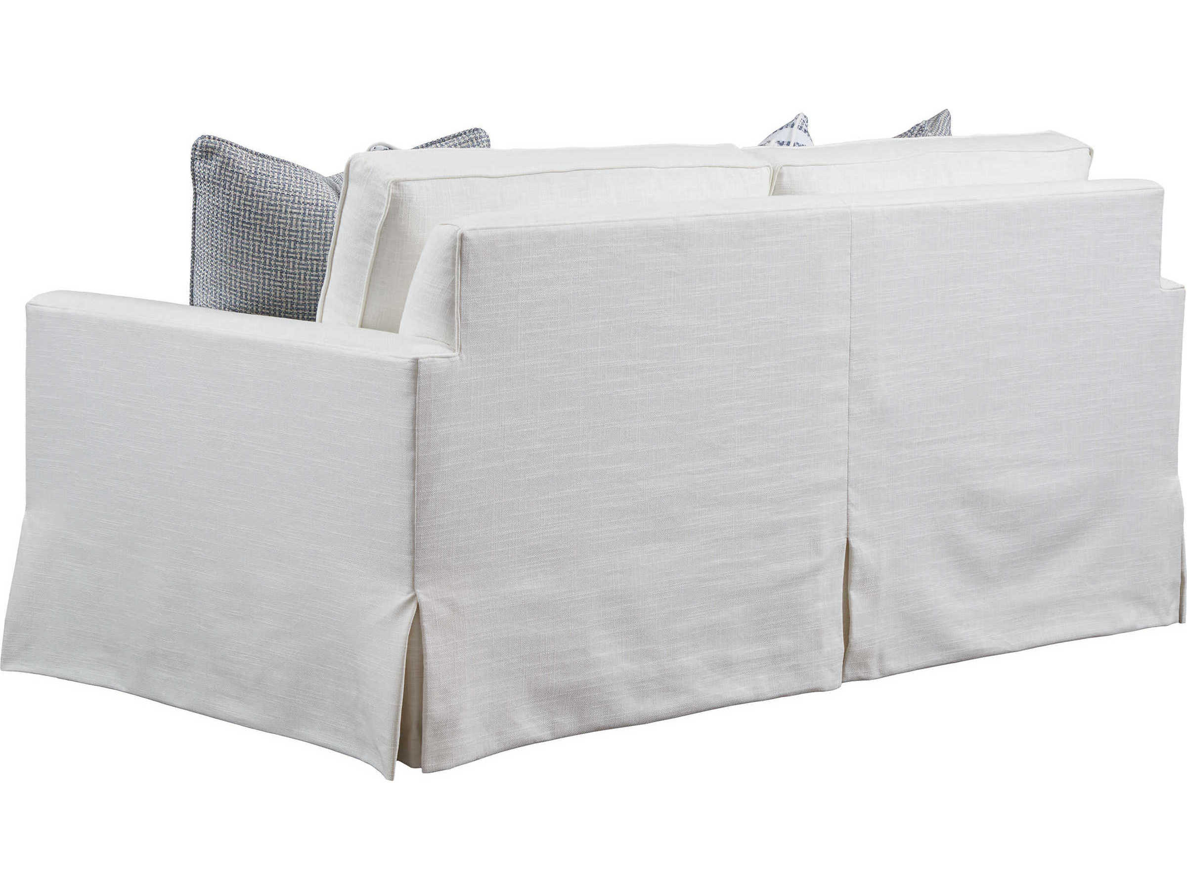 Barclay Butera Upholstery Beach Club Ivory White Upholstered Loveseat