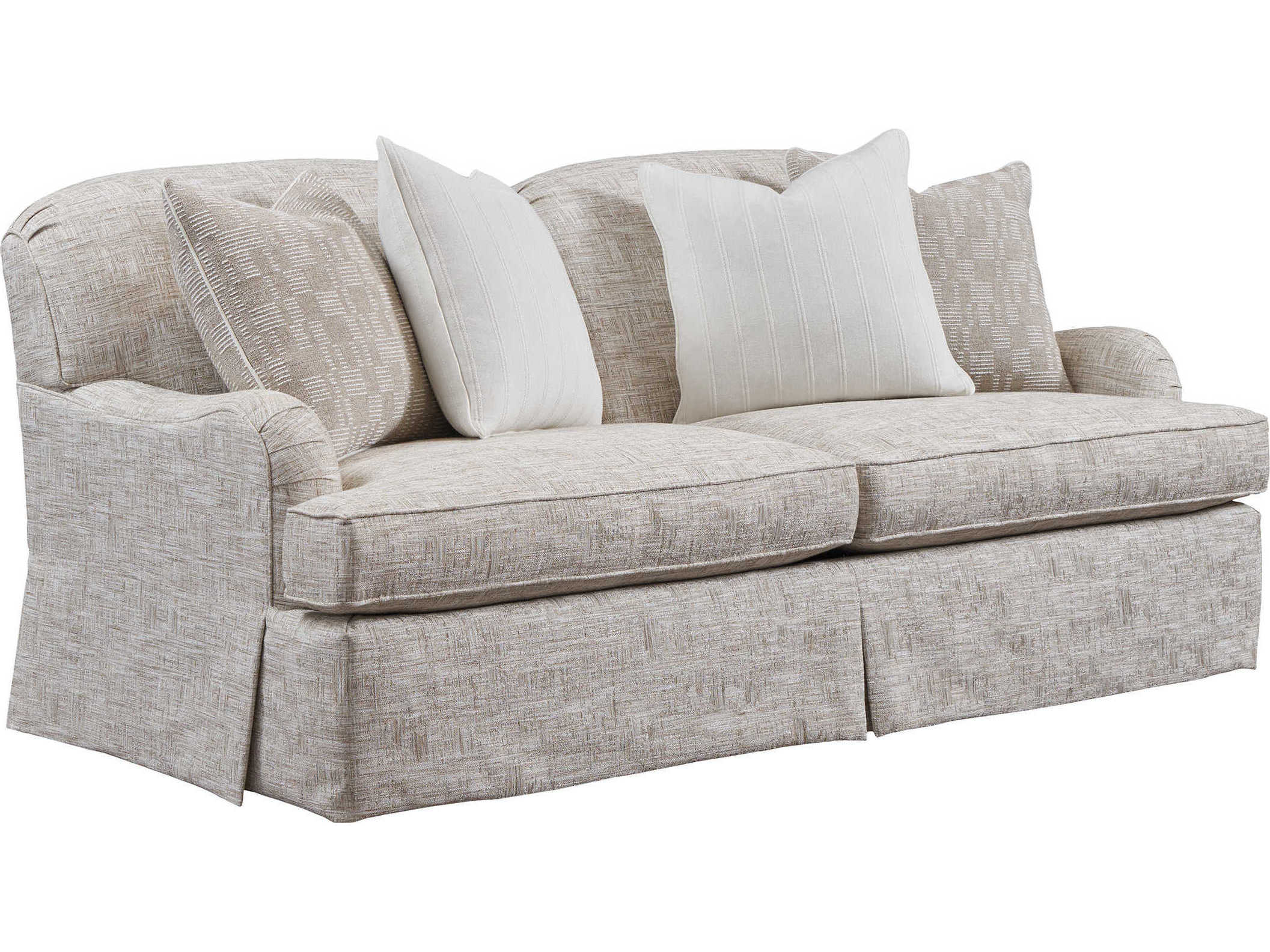 Barclay Butera Upholstery Woods Cove Demi Beige Upholstered Sofa