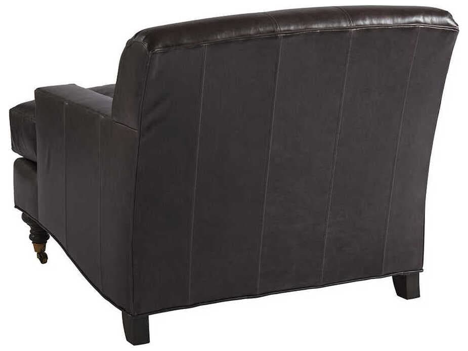 Barclay Butera Upholstery Oxford Leather Club Chair