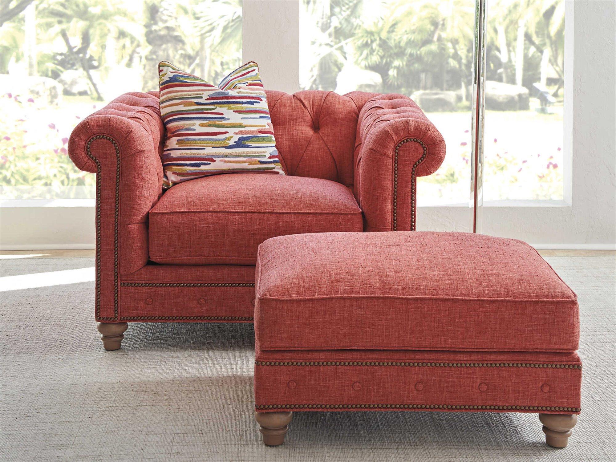 Barclay Butera Carmen Chair and Ottoman Set