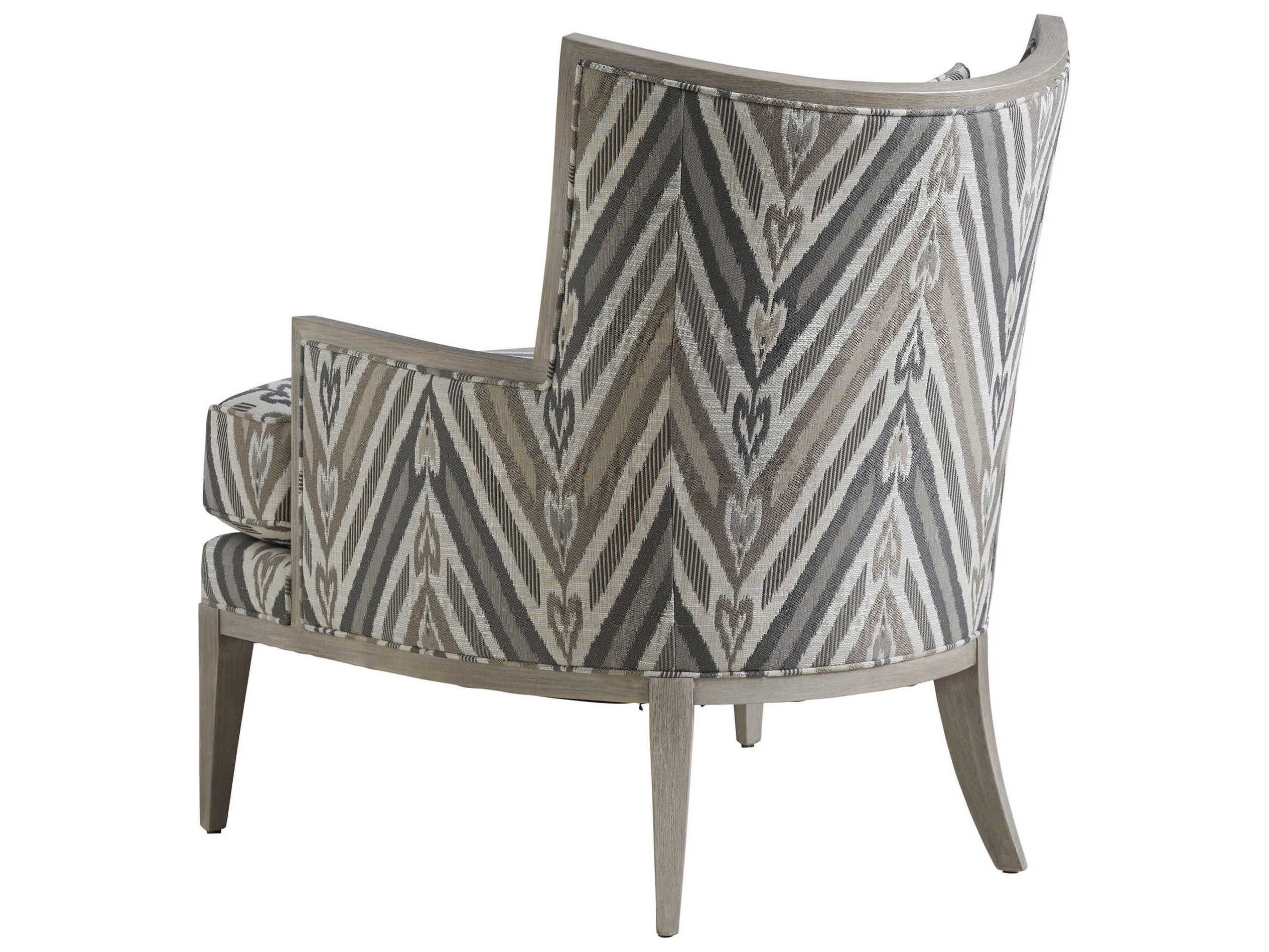 Barclay Butera Upholstery Atwood Brown Fabric Accent Chair