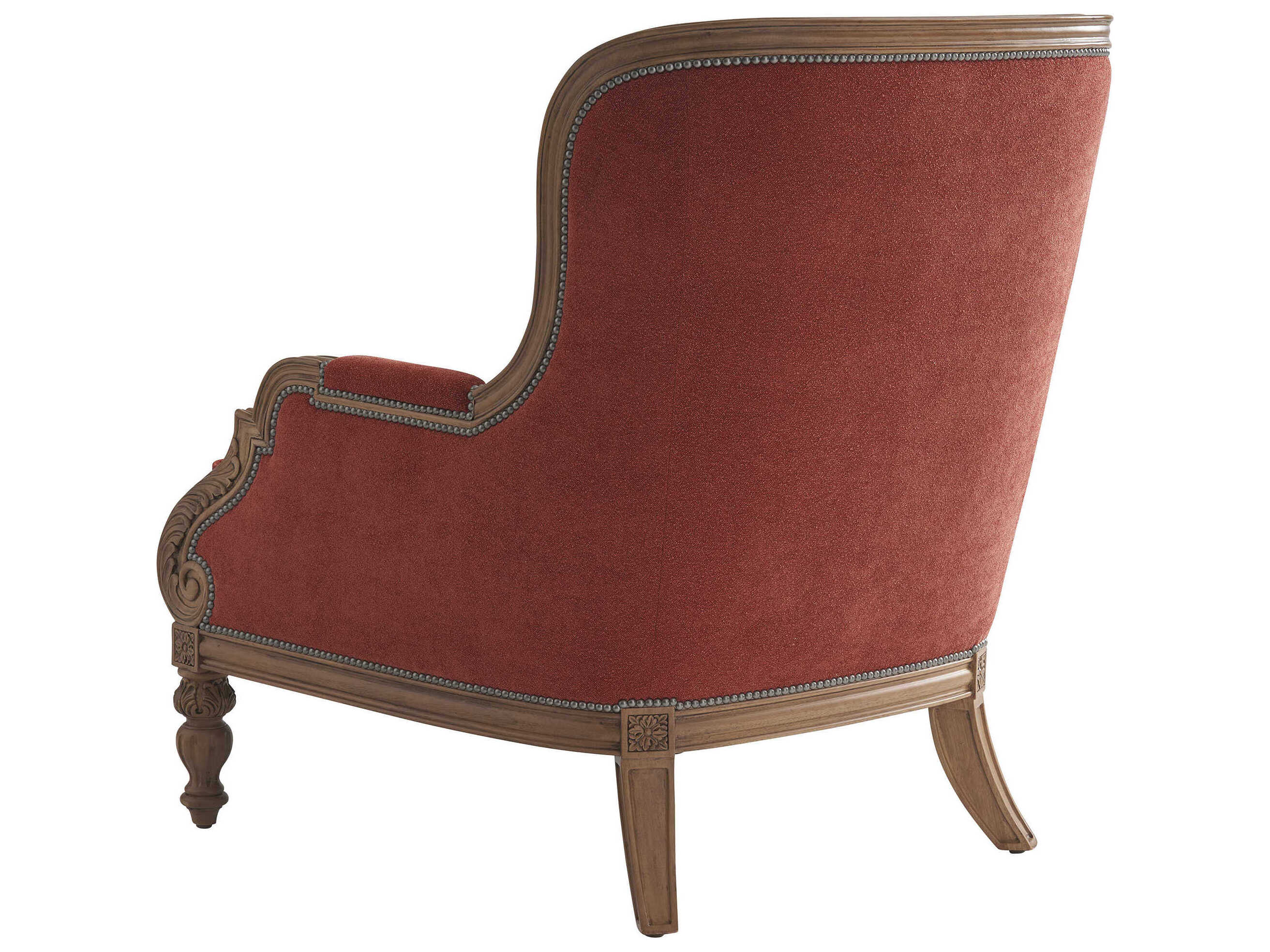 Barclay Butera Upholstery Kamari Red Fabric Accent Chair