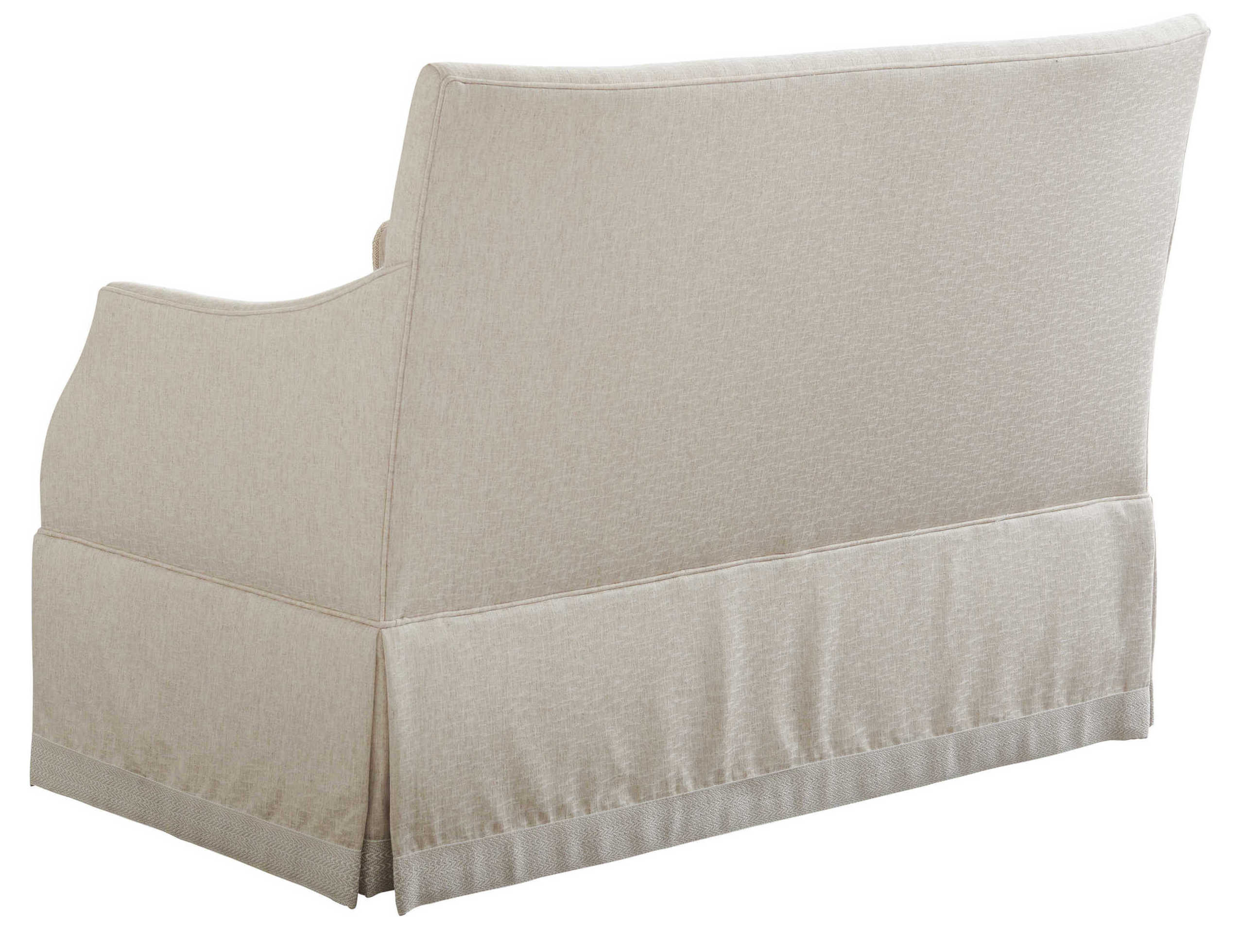 Barclay Butera Upholstery Portshead Beige Upholstered Accent Bench