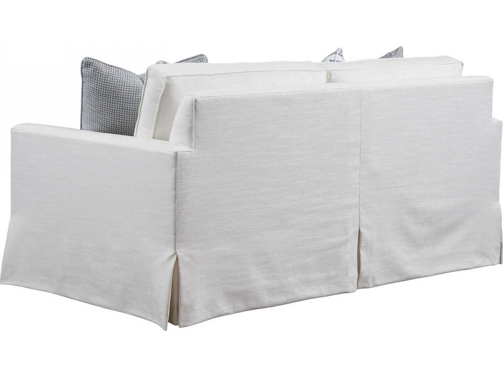 Barclay Butera Upholstery Beach Club Apartment Upholstered Fabric Loveseat Sofa