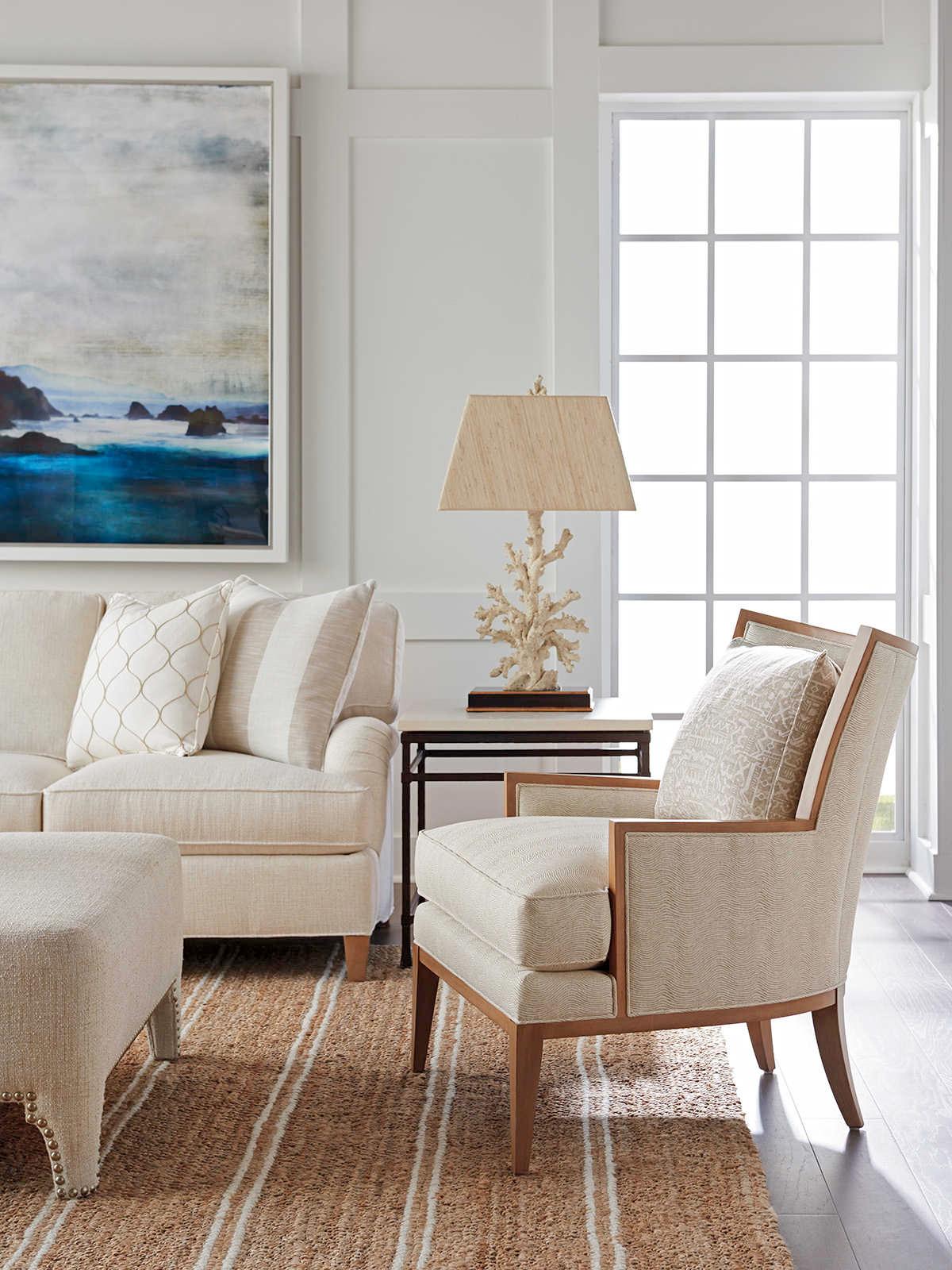 Barclay Butera Upholstery Atwood Fabric Accent Chair