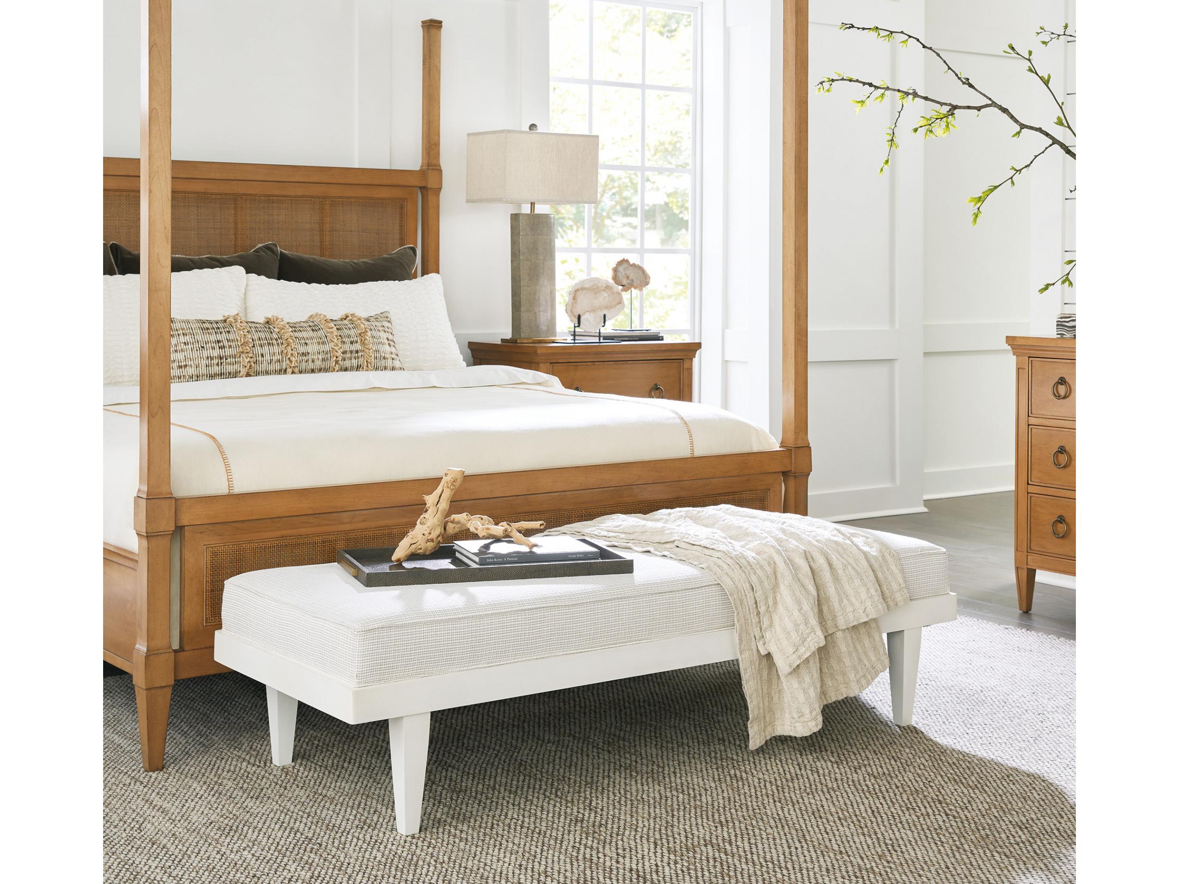 Barclay Butera Upholstery Lagunita Whitecliff Upholstered Accent Bench