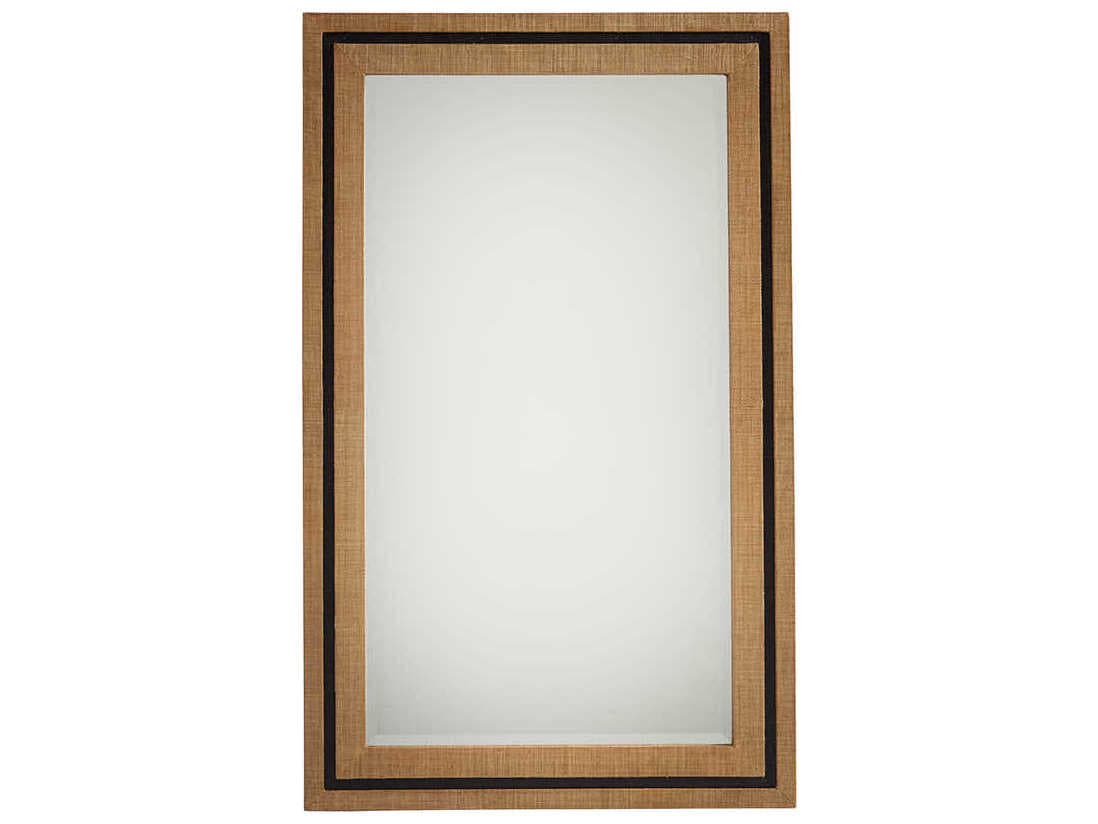 Barclay Butera Newport La Costa Raffia Rectangular Wall Mirror