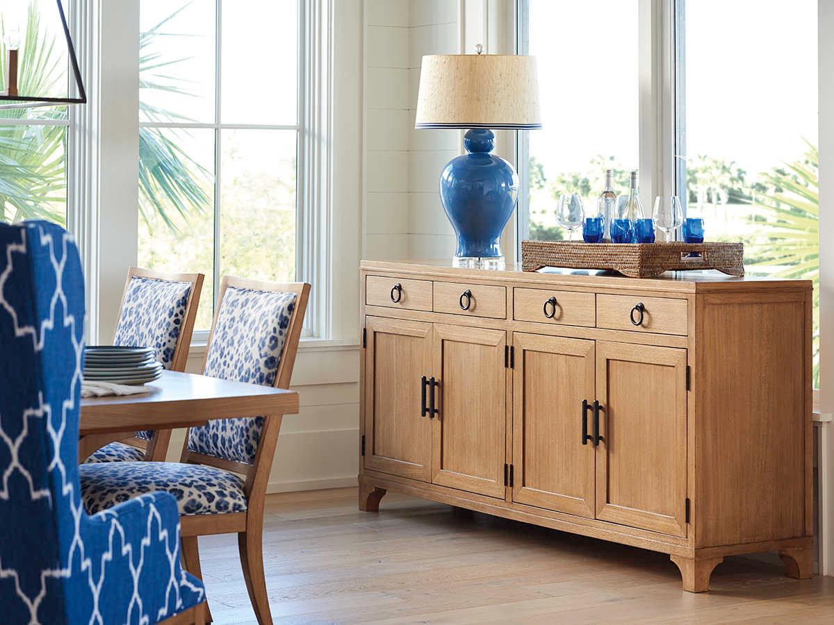 Barclay Butera Newport Bayside 78" Sandstone Sideboard