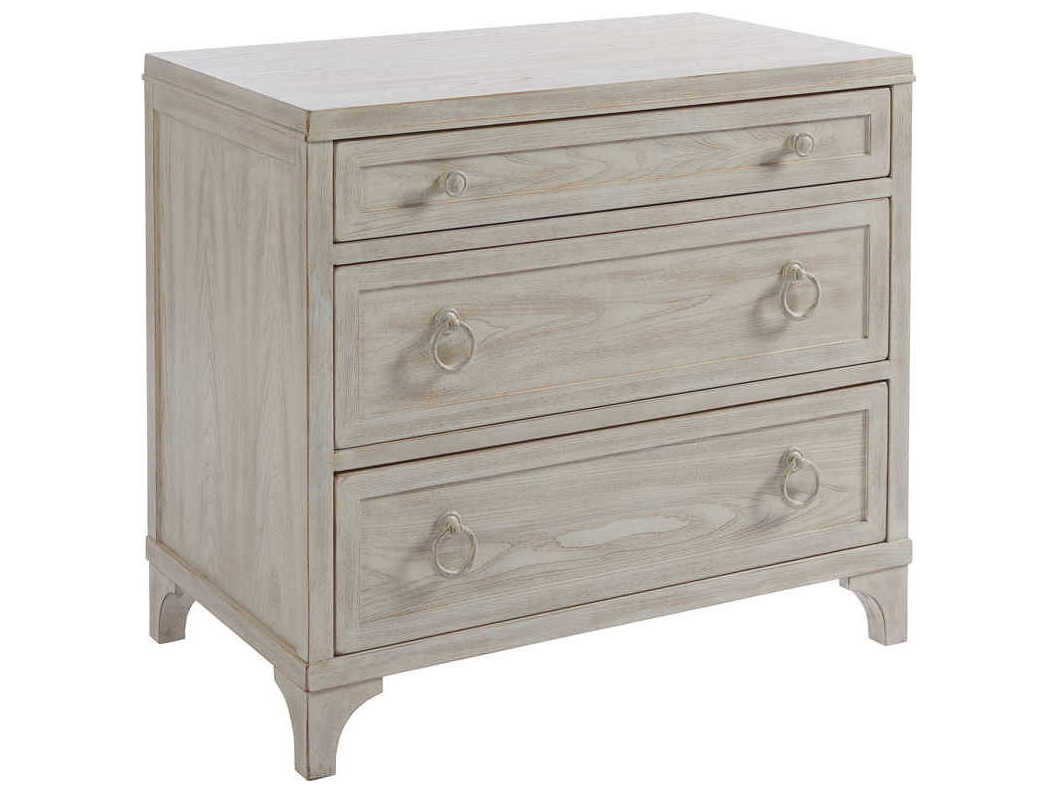 Barclay Butera Newport Cliff 3-Drawers Beige Nightstand
