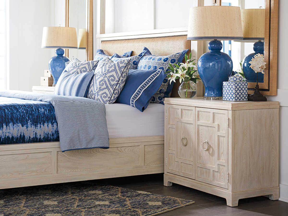 Barclay Butera Newport Collins Beige Chest Nightstand