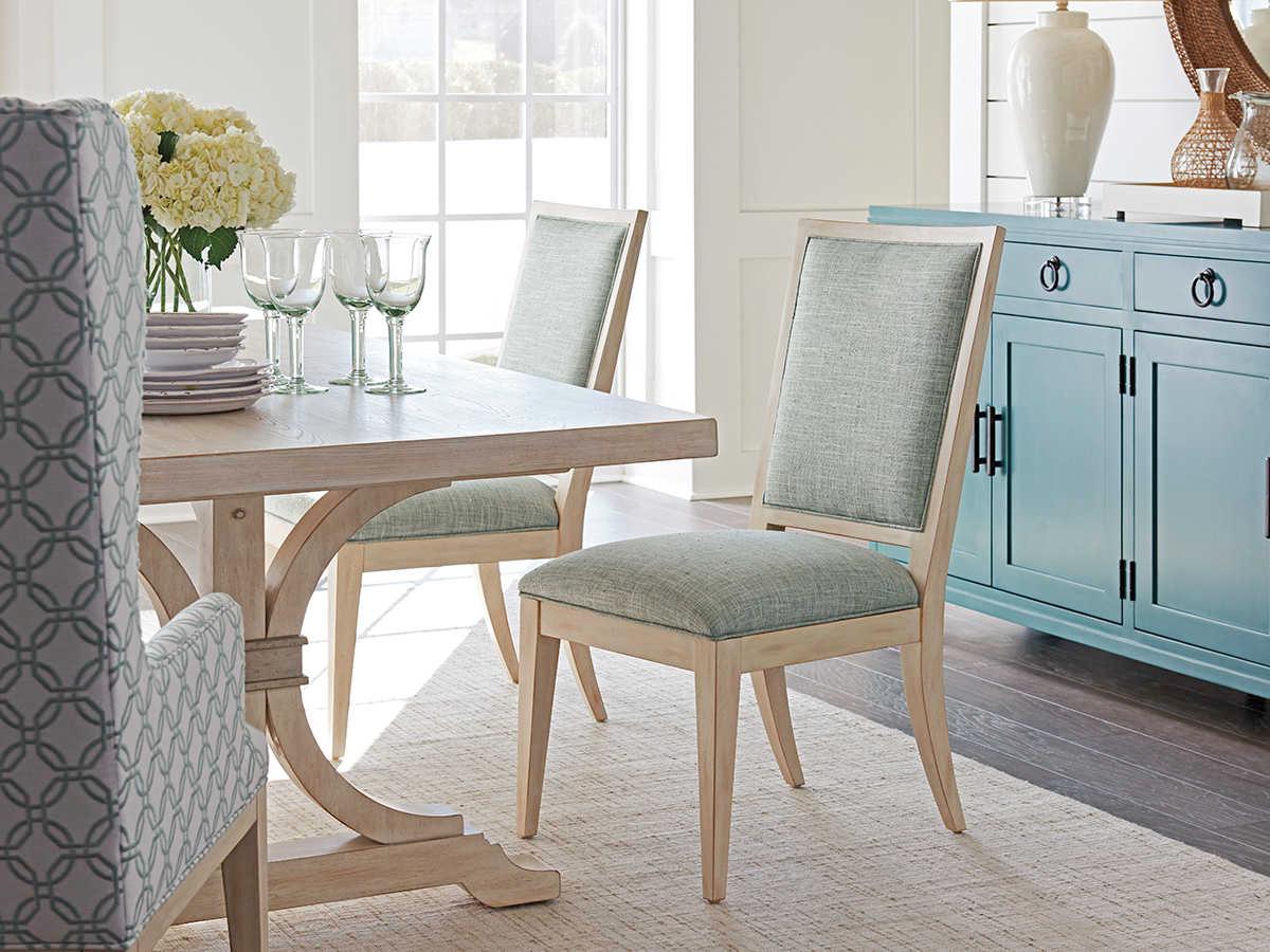 Barclay Butera Newport Brown Upholstered Side Dining Chair