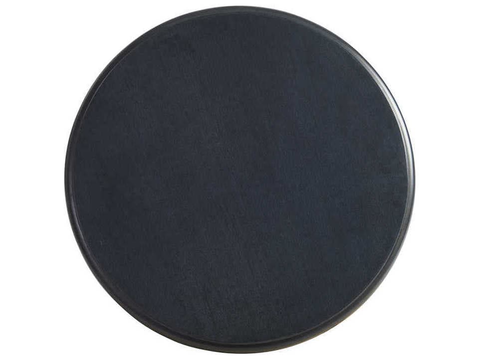 Barclay Butera Newport Yacht Club Round Wood Marine End Table