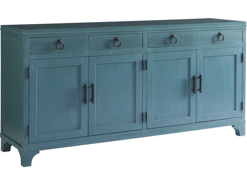 Barclay Butera Newport Bayside 78" Sea Glass Sideboard