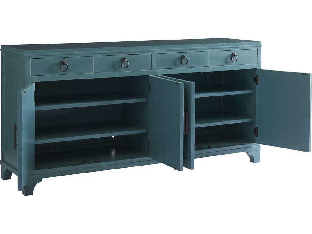 Barclay Butera Newport Bayside 78" Sea Glass Sideboard