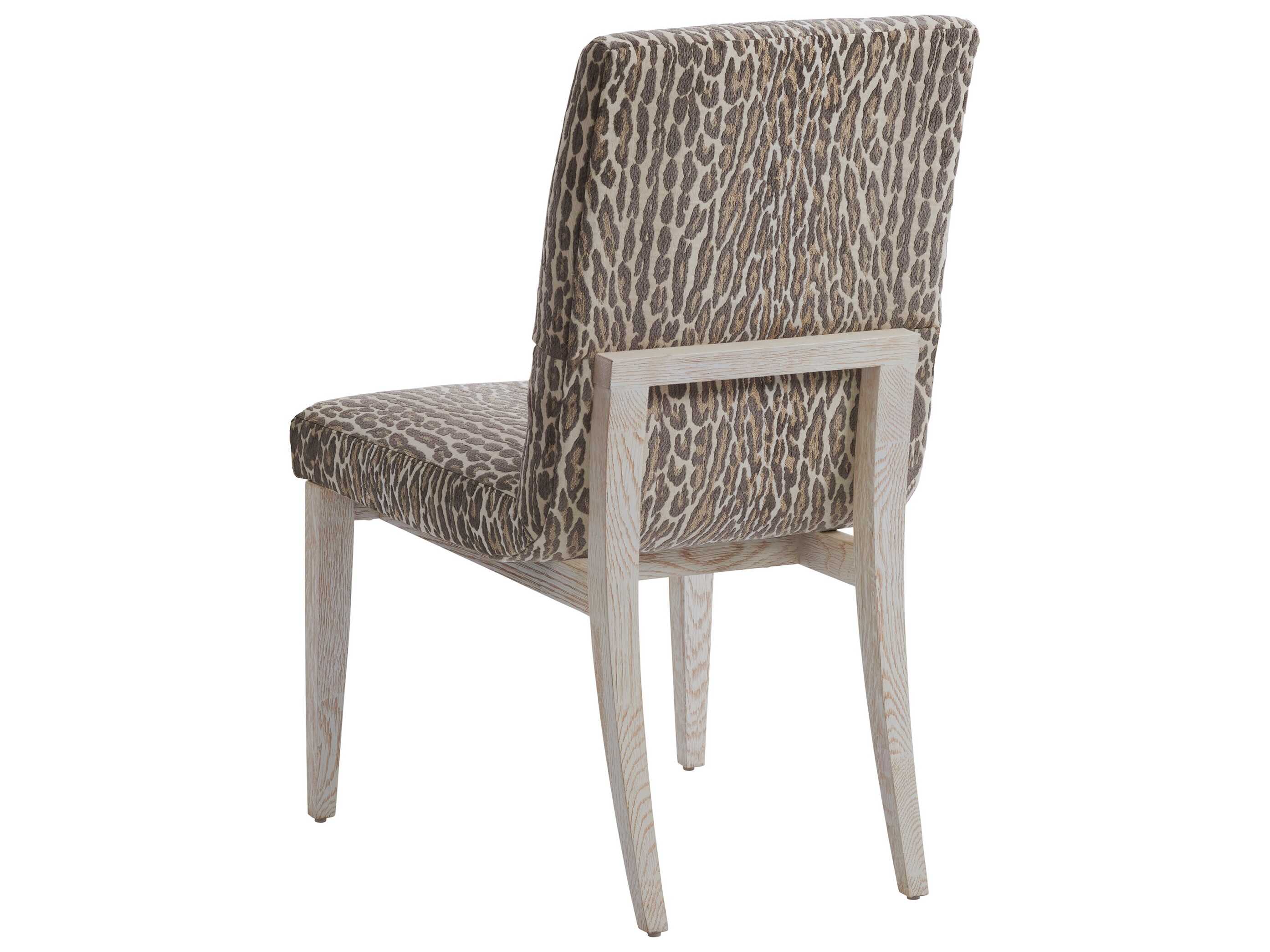 Barclay Butera Carmel Palmero Brown Upholstered Armless Dining Chair
