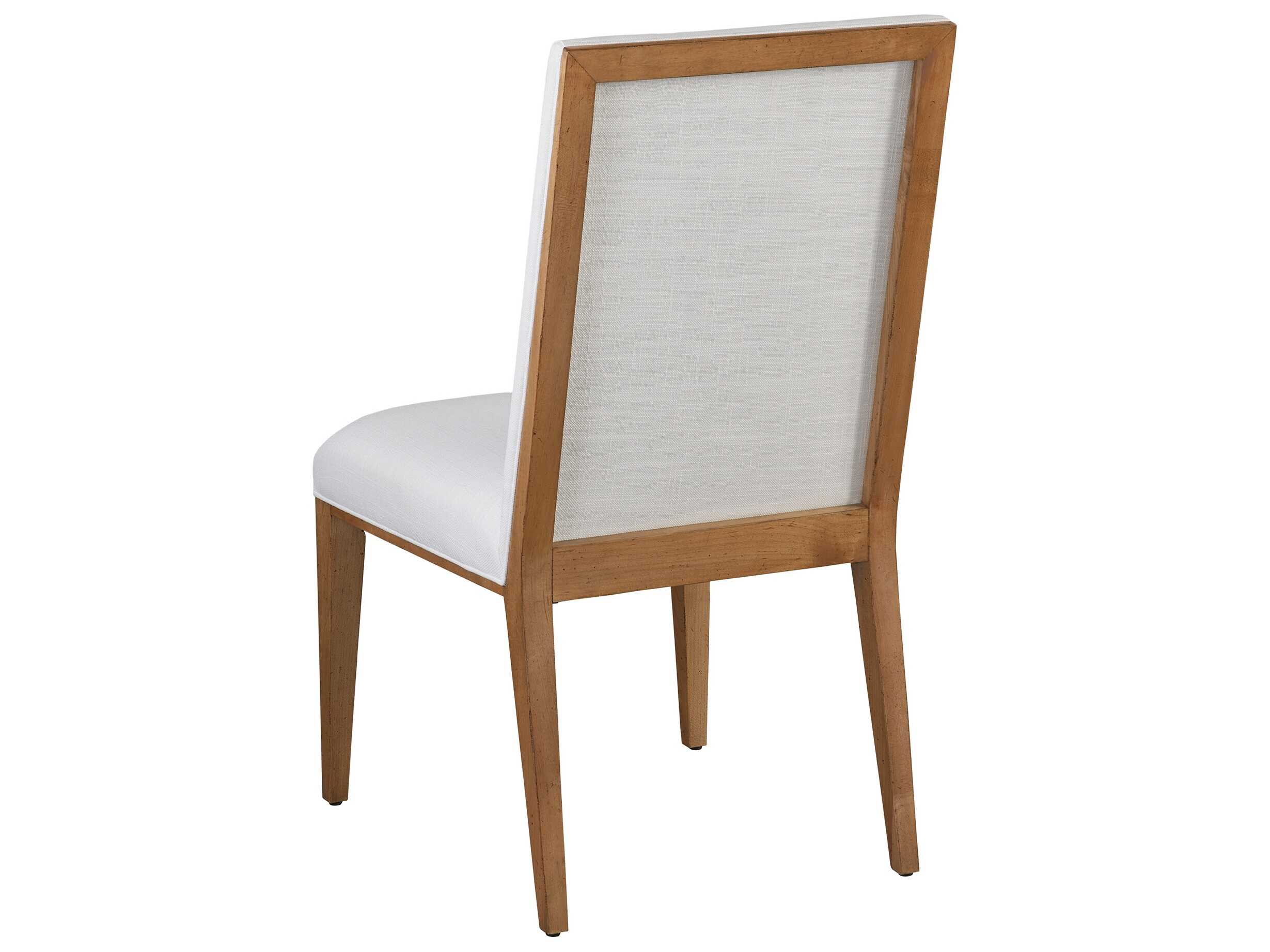 Barclay Butera Laguna Mosaic White Upholstered Armless Dining Chair