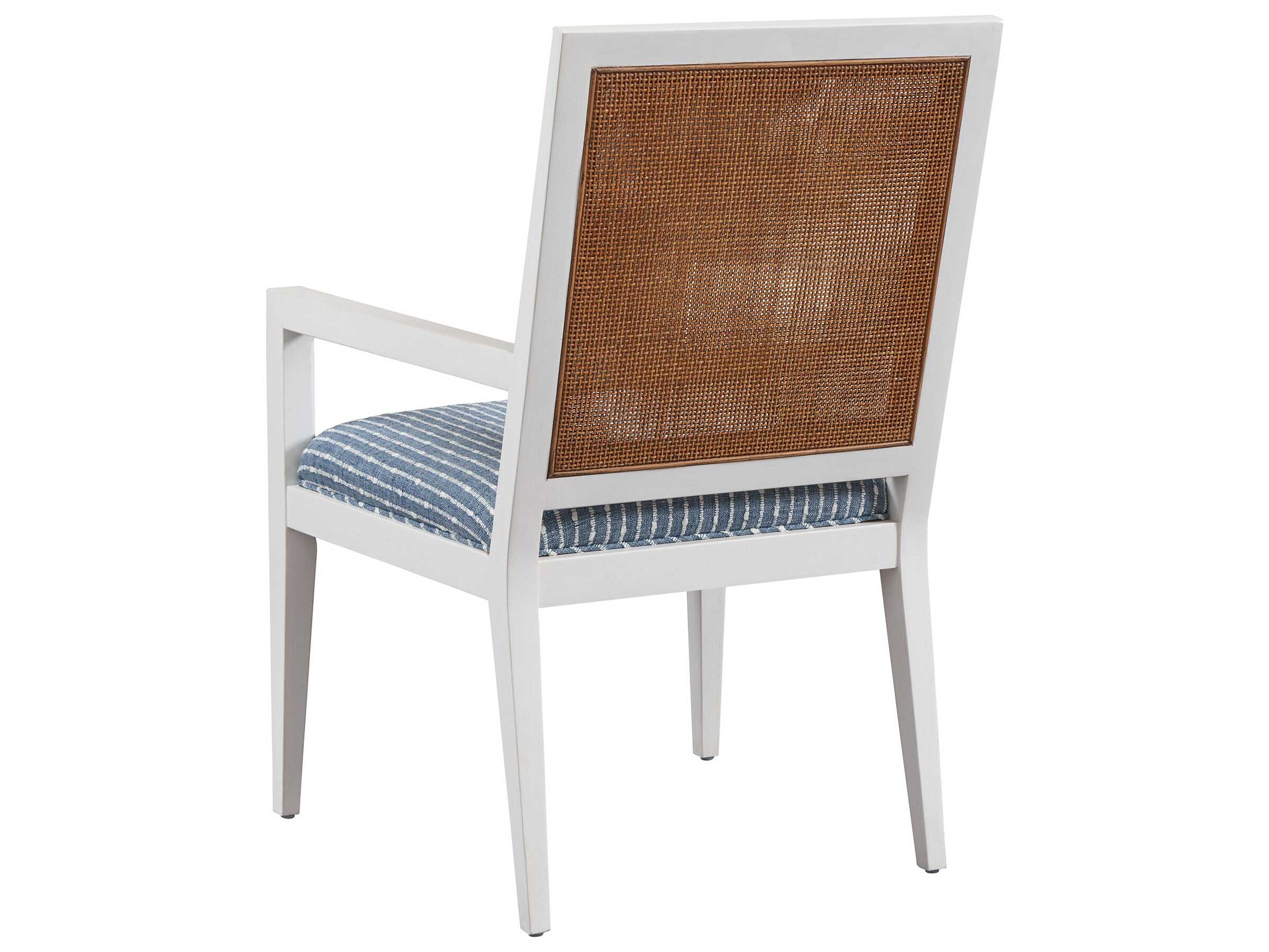 Barclay Butera Laguna Smithcliff White Upholstered Arm Dining Chair