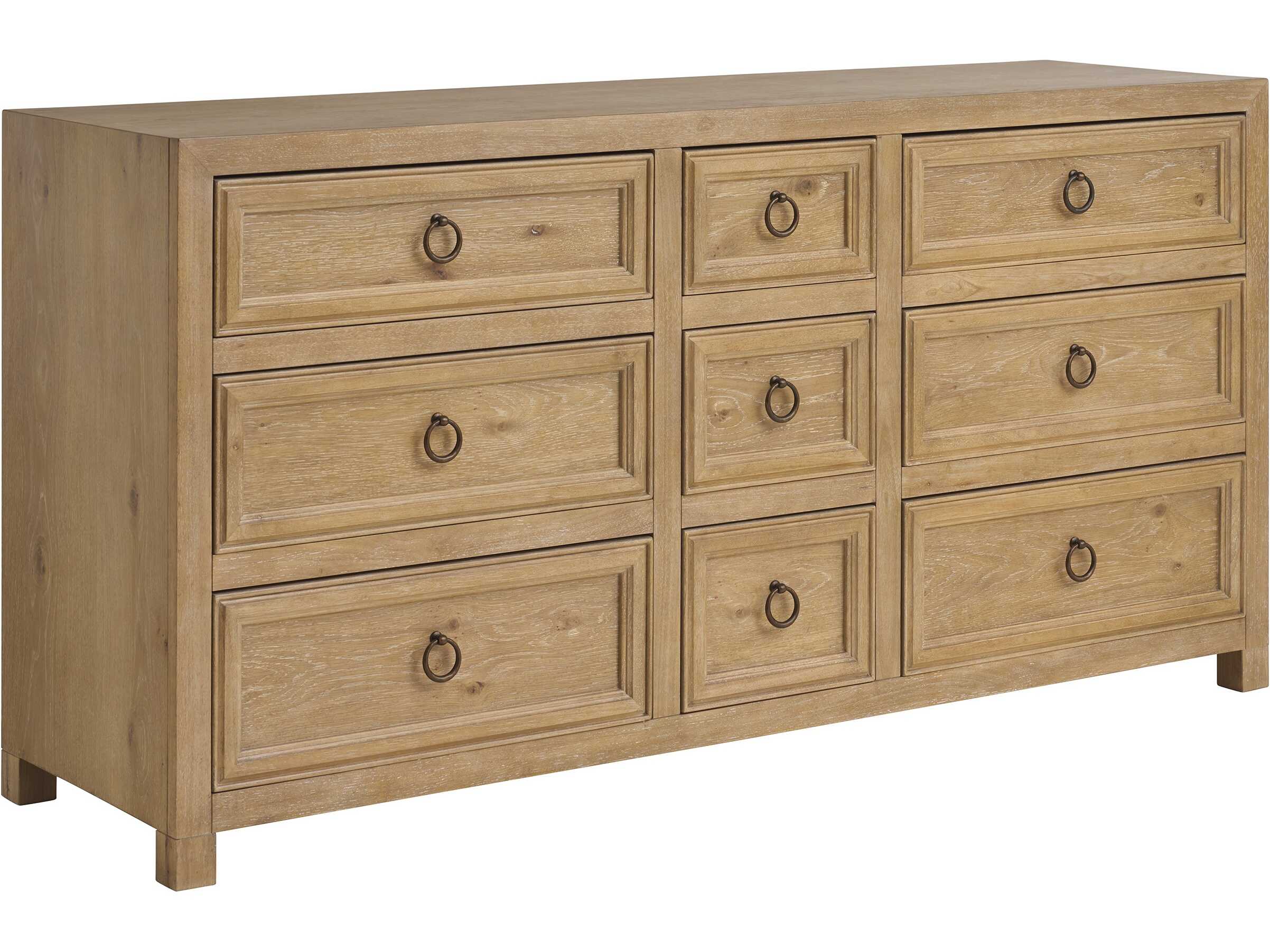 Barclay Butera Montecito Hillcrest Oak Wood Dresser