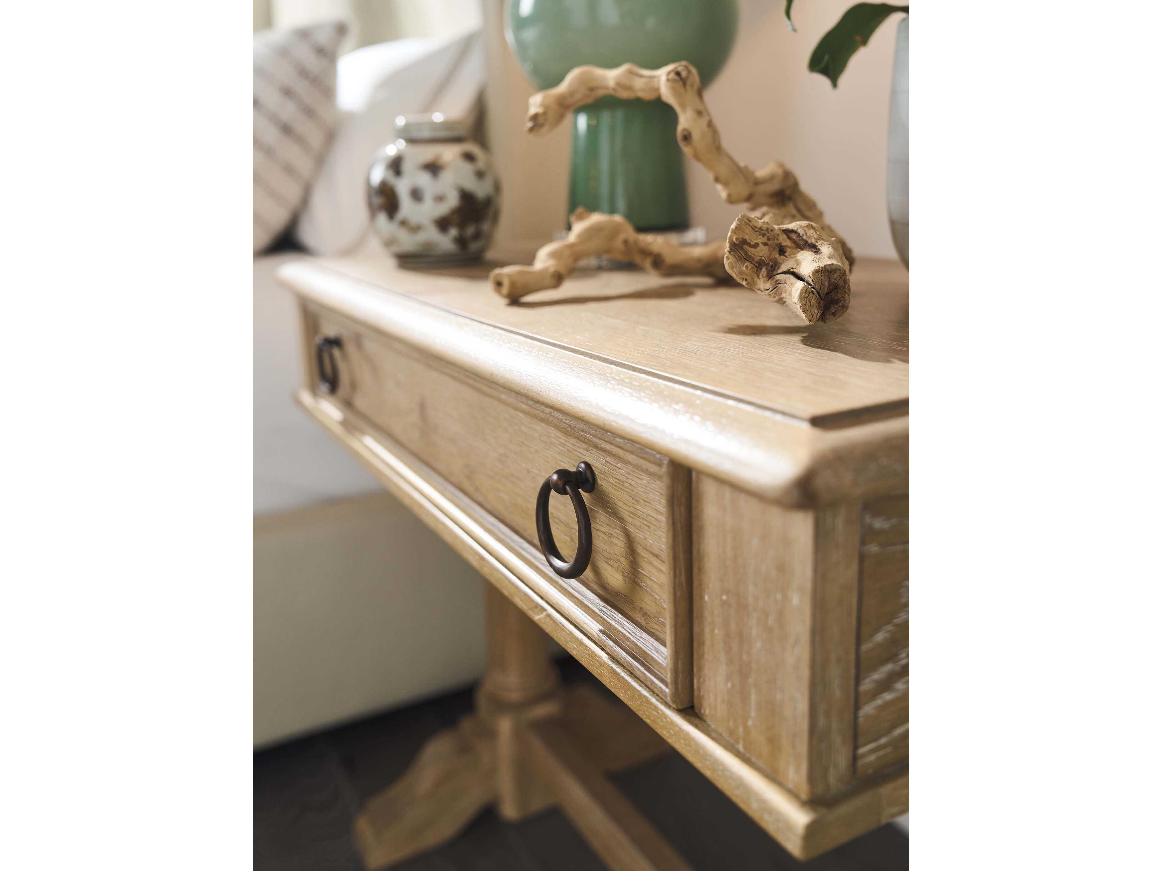 Barclay Butera Montecito Filmore 1-Drawer Beige Nightstand