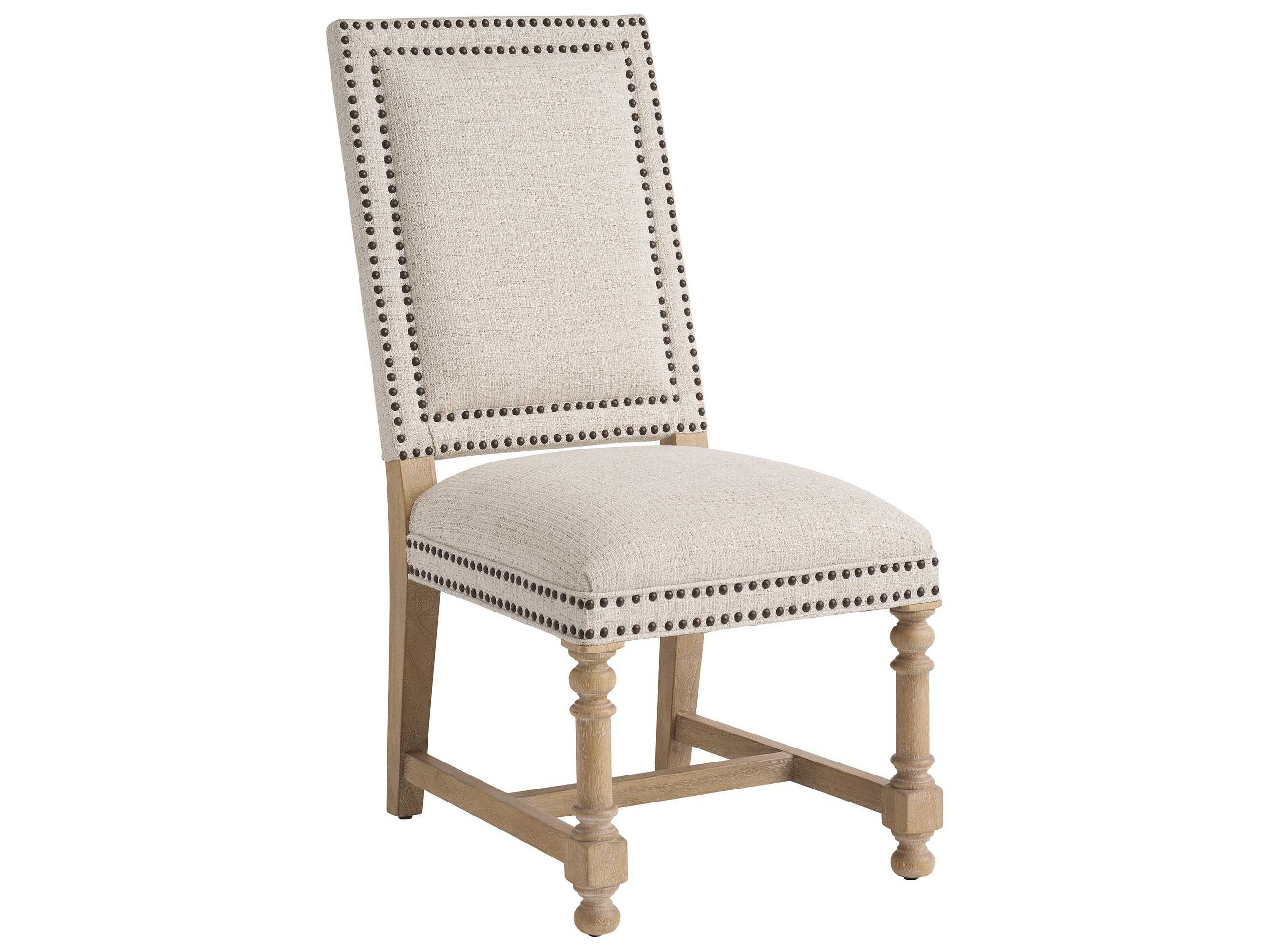 Barclay Butera Montecito Anderson Beige Upholstered Armless Dining Chair