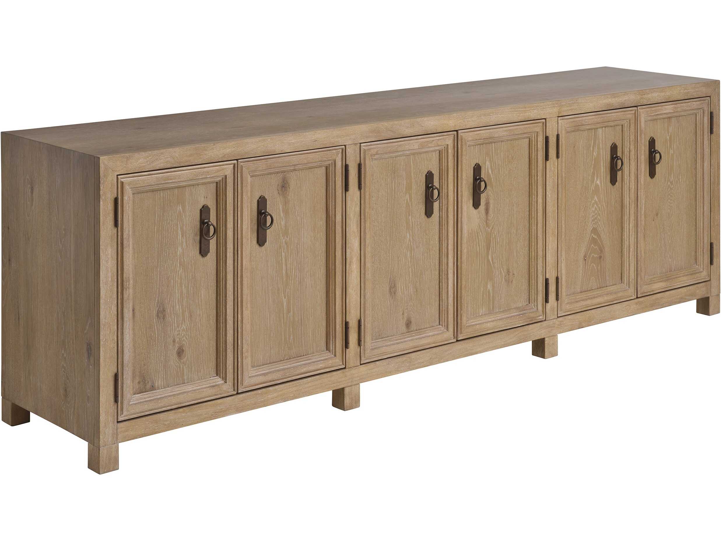 Barclay Butera Montecito Westbourne 92" Oak Wood Media Console