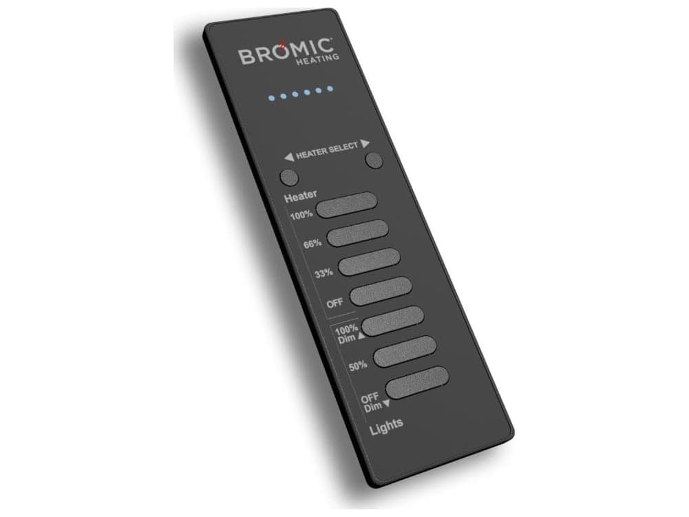 Bromic Heating Eclipse Smart-Heat 2900W Electric 240V Portable Dimmer Control & Remote Black