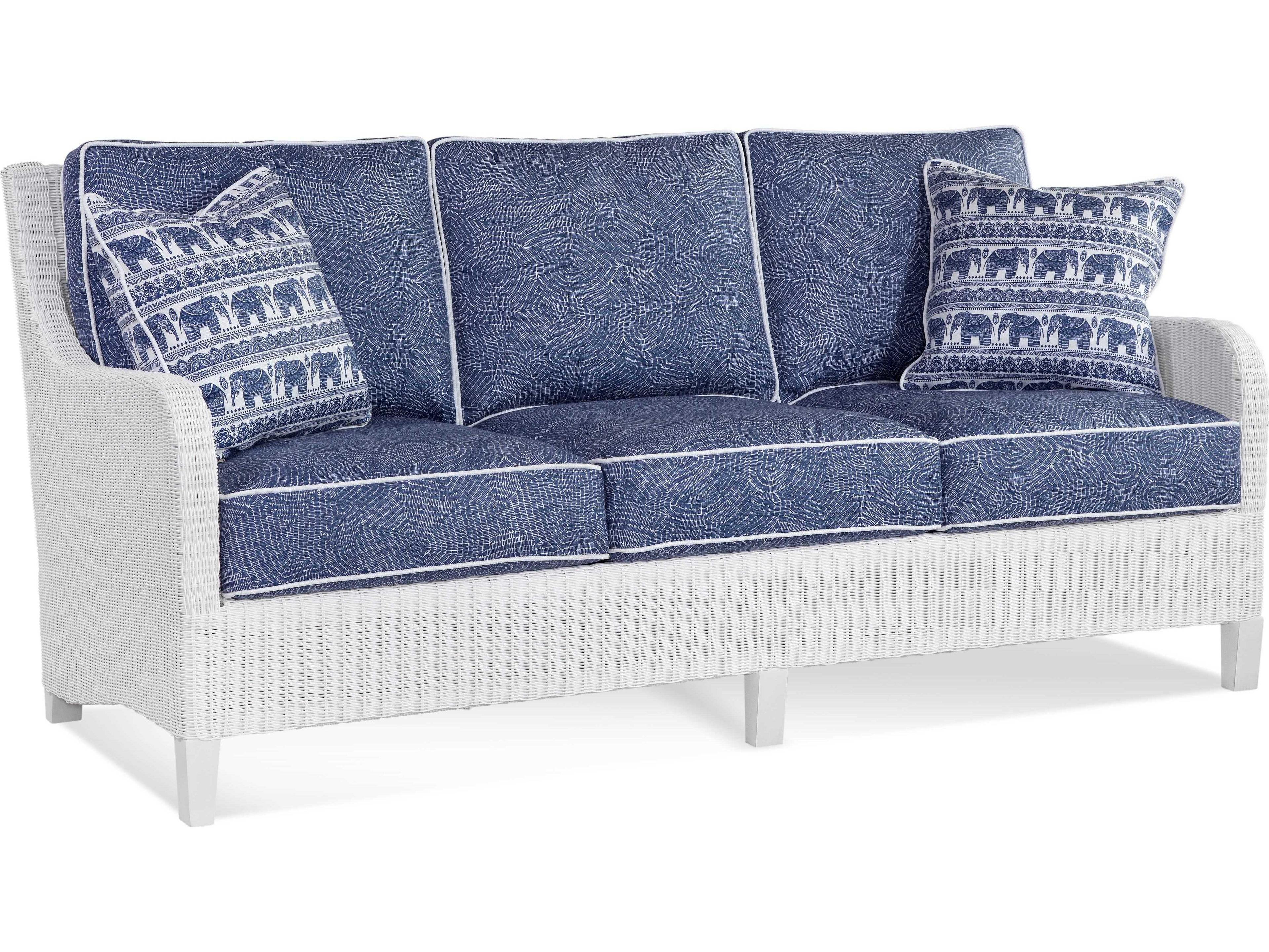 Braxton Culler Outdoor Tangier Sable Wicker Cushion Sofa