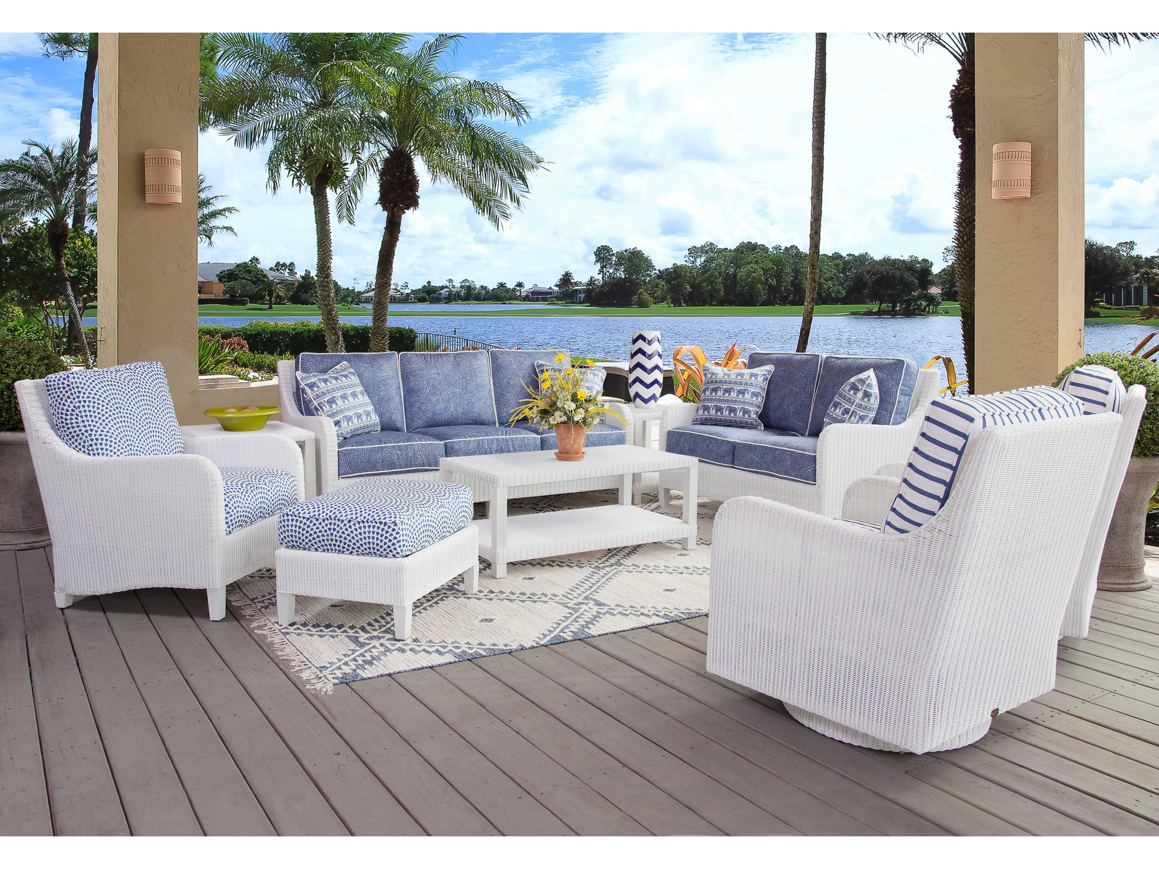 Braxton Culler Outdoor Tangier Sable Wicker Cushion Sofa