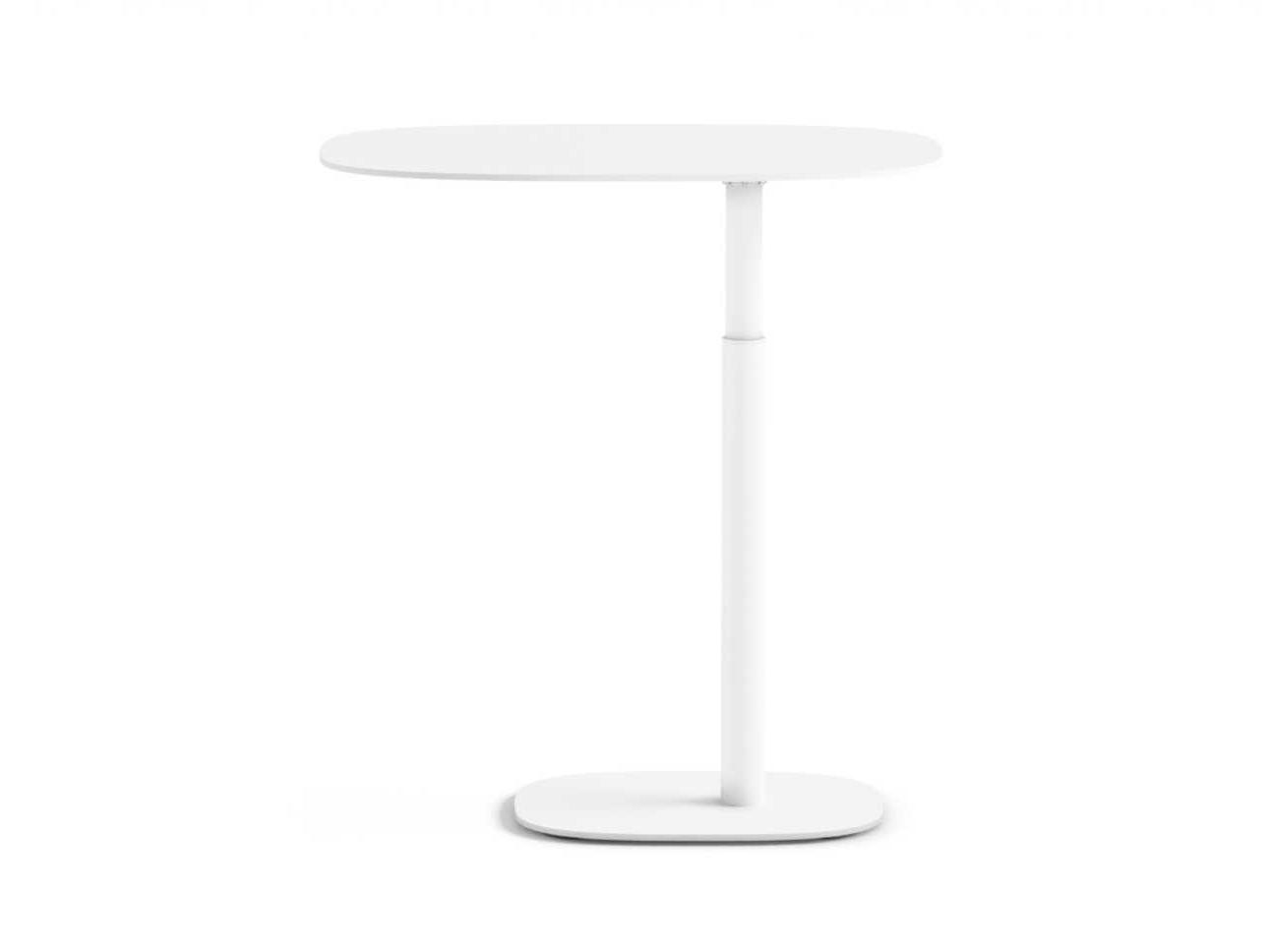 BDI Serif Laptop Stand Salt White Desk
