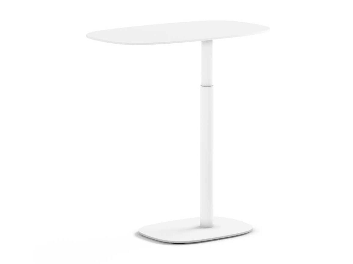 BDI Serif Laptop Stand Salt White Desk
