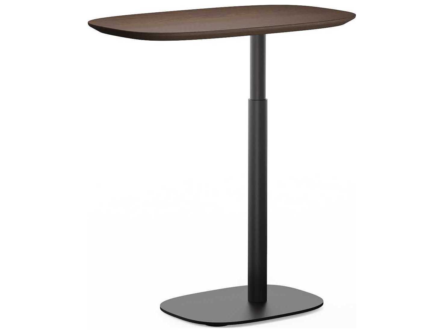 BDI Serif Toasted Oak Brown Wood Laptop Stand Desk