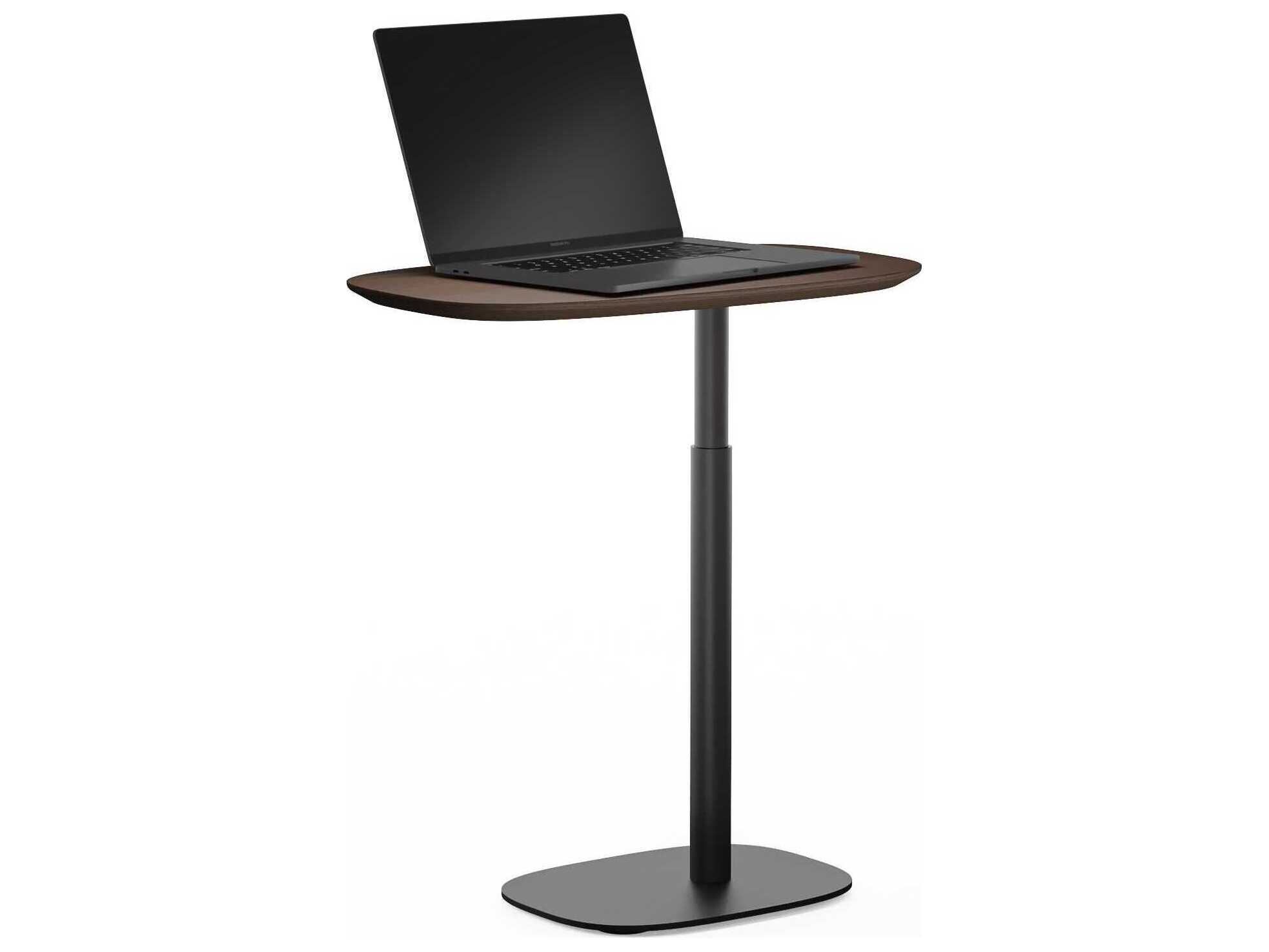 BDI Serif Toasted Oak Brown Wood Laptop Stand Desk