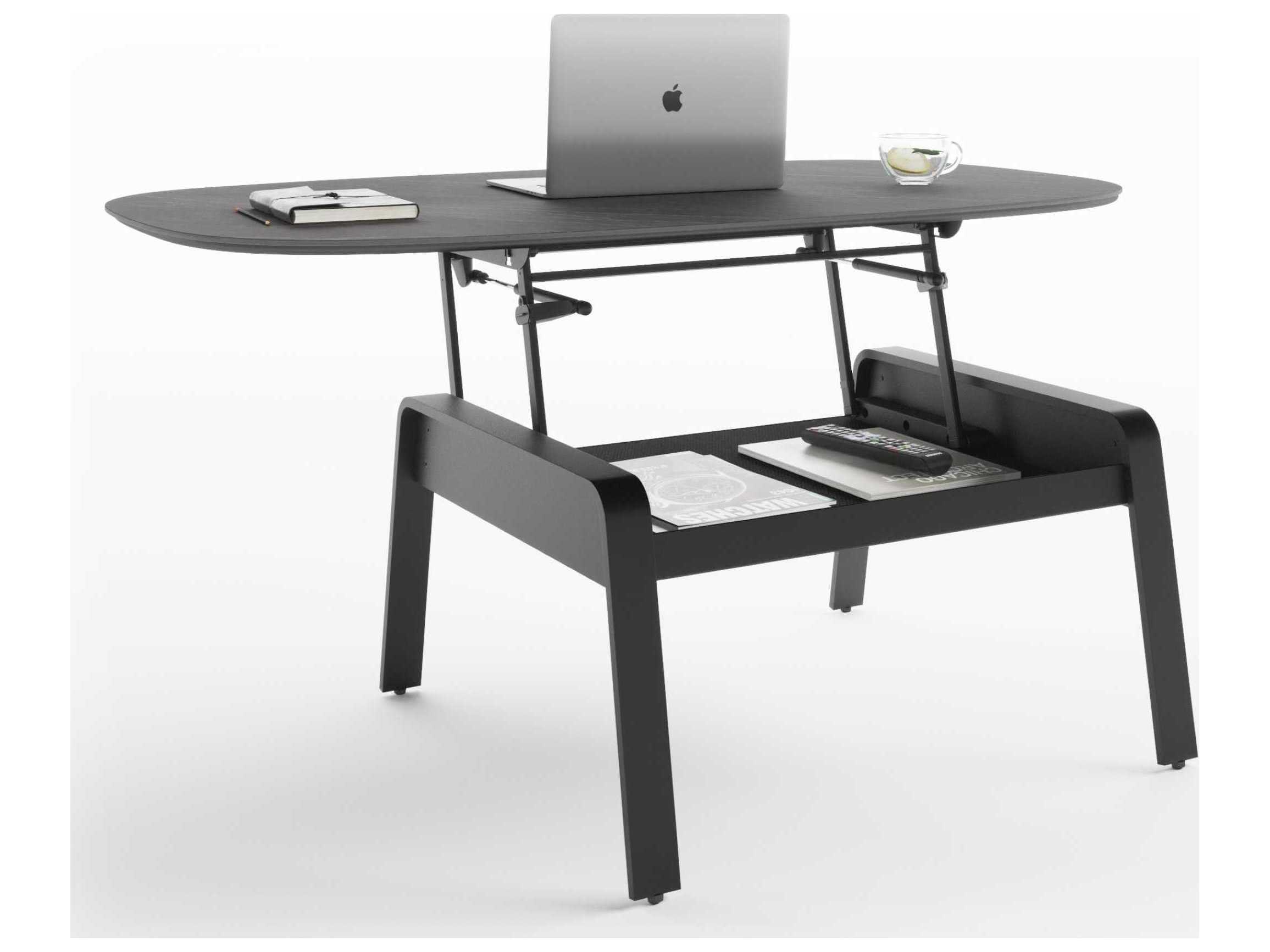 BDI Cloud 9 Rectangular Porcelain Alto Grey Coffee Table