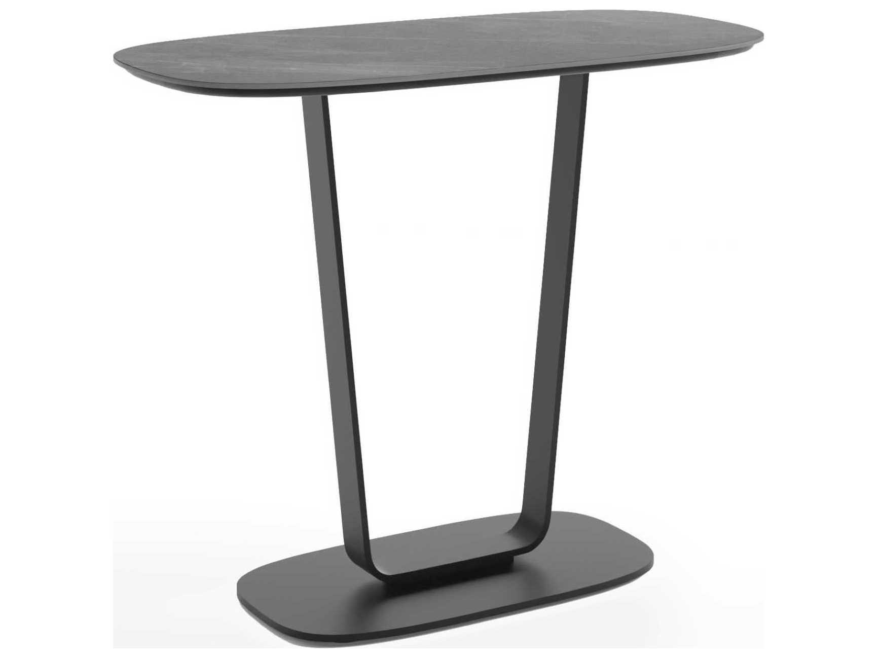 BDI Cloud 9 Rectangular Porcelain Alto Grey End Table